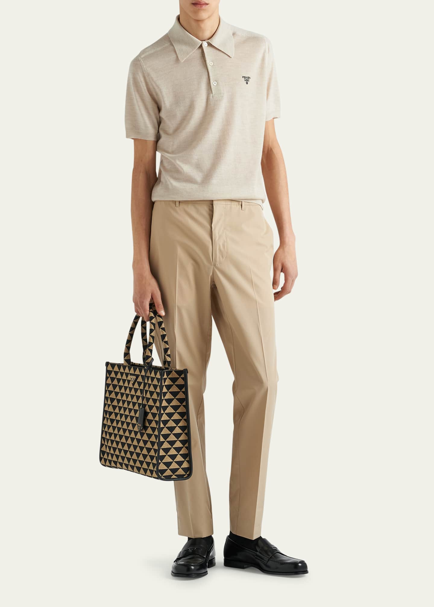 Mens prada polo sale sale