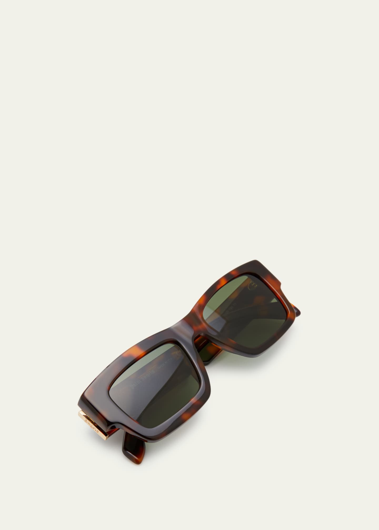 Palm Angels Murray Square Havana Acetate Sunglasses Image 5 of 5