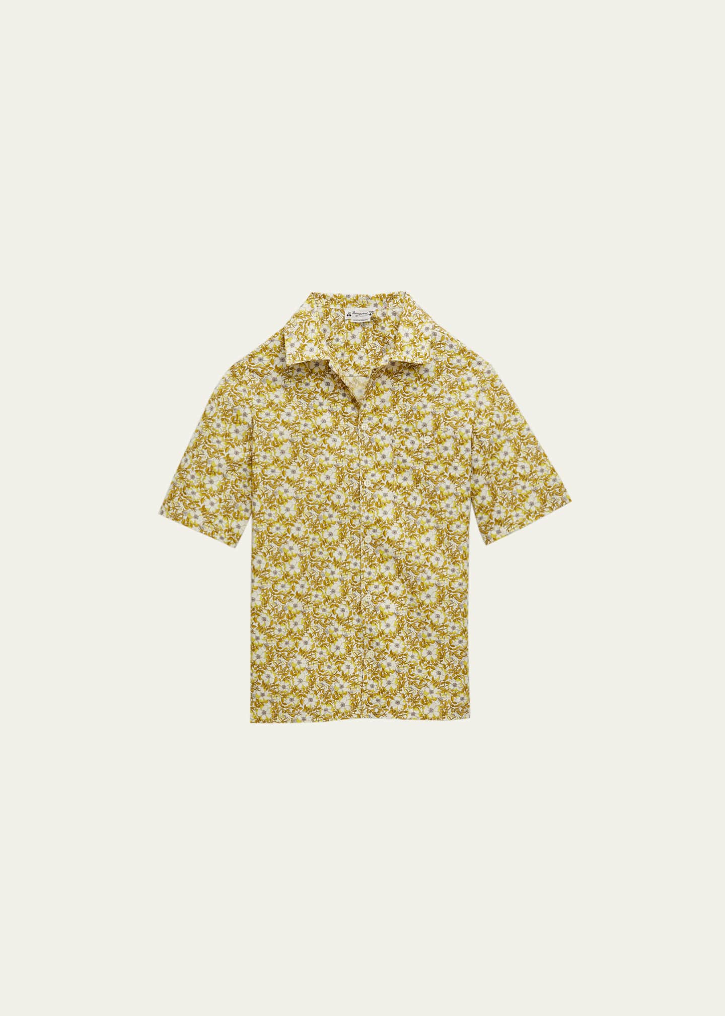Bonpoint Girl's Steve Chemise Floral-Print Button Down Shirt, Size 6-14