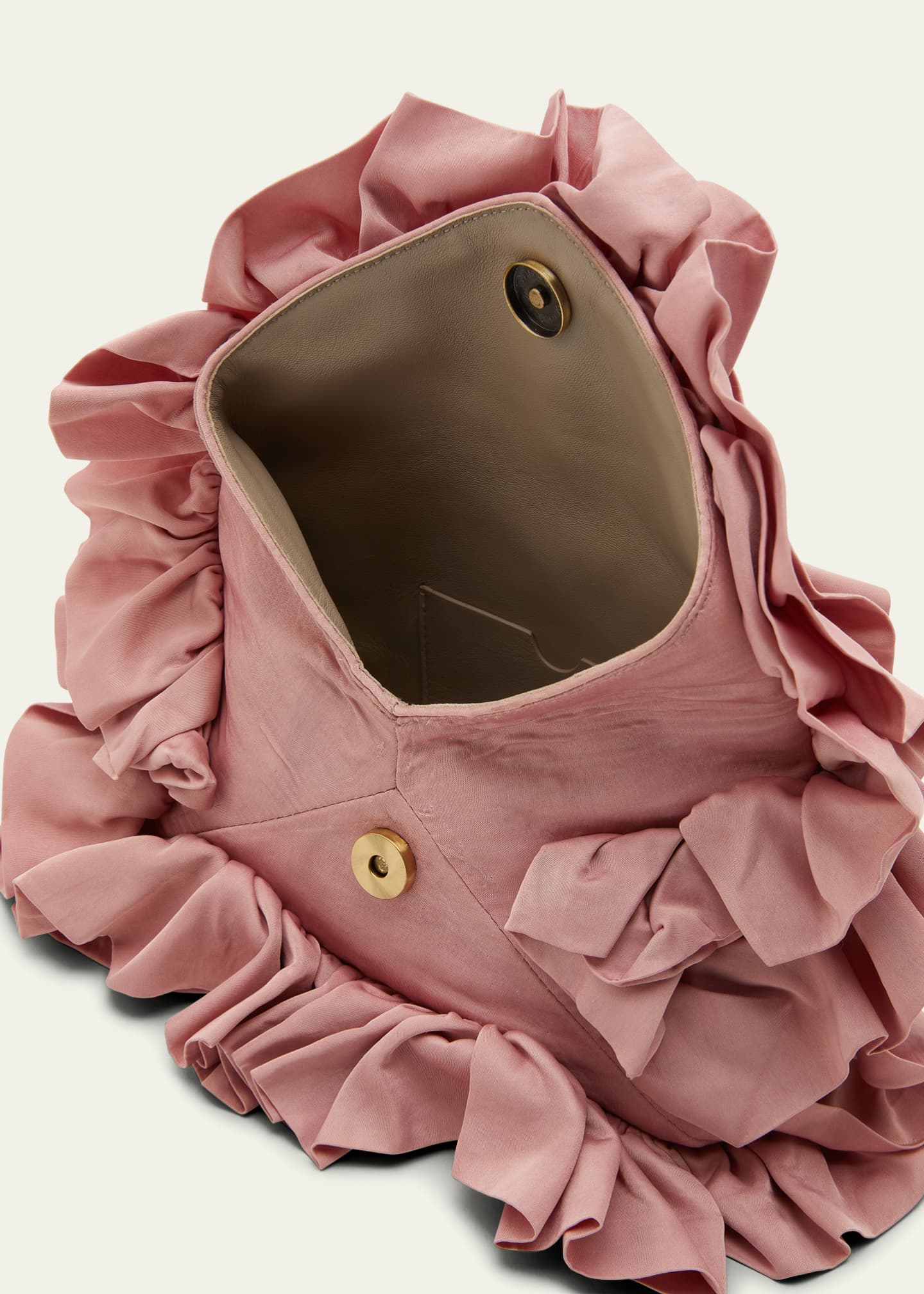 Ruffle clutch bag hot sale
