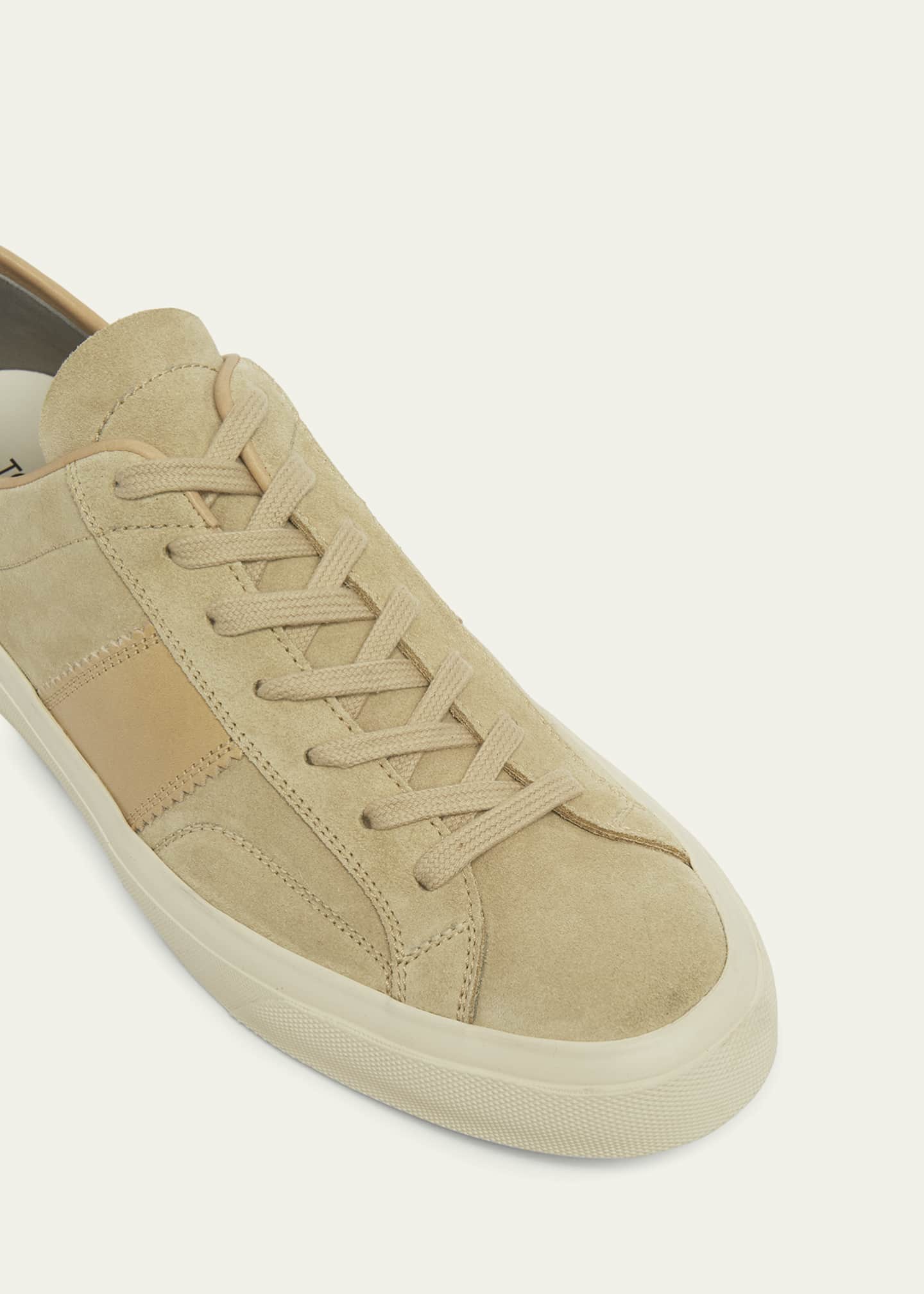 TOM FORD Men's Cambridge Suede Low-Top Sneakers Image 5 of 5