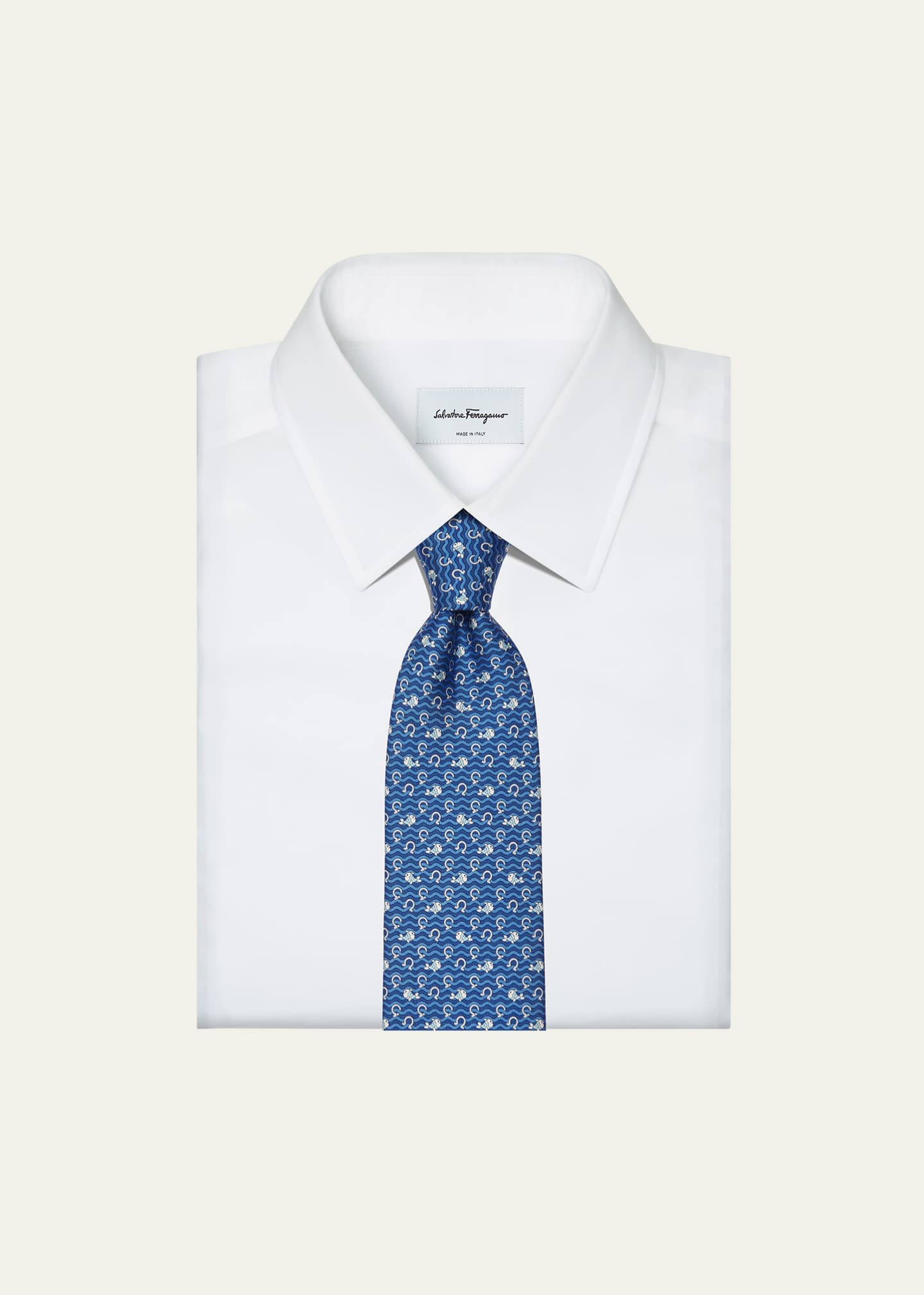 ferragamo fish tie