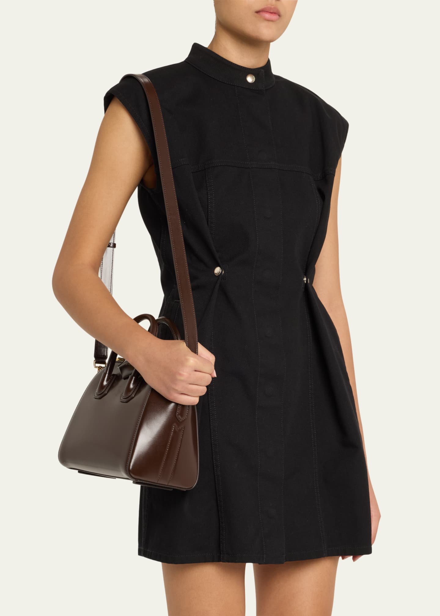 Givenchy Antigona Mini Top Handle Bag in Box Leather Image 2 of 6
