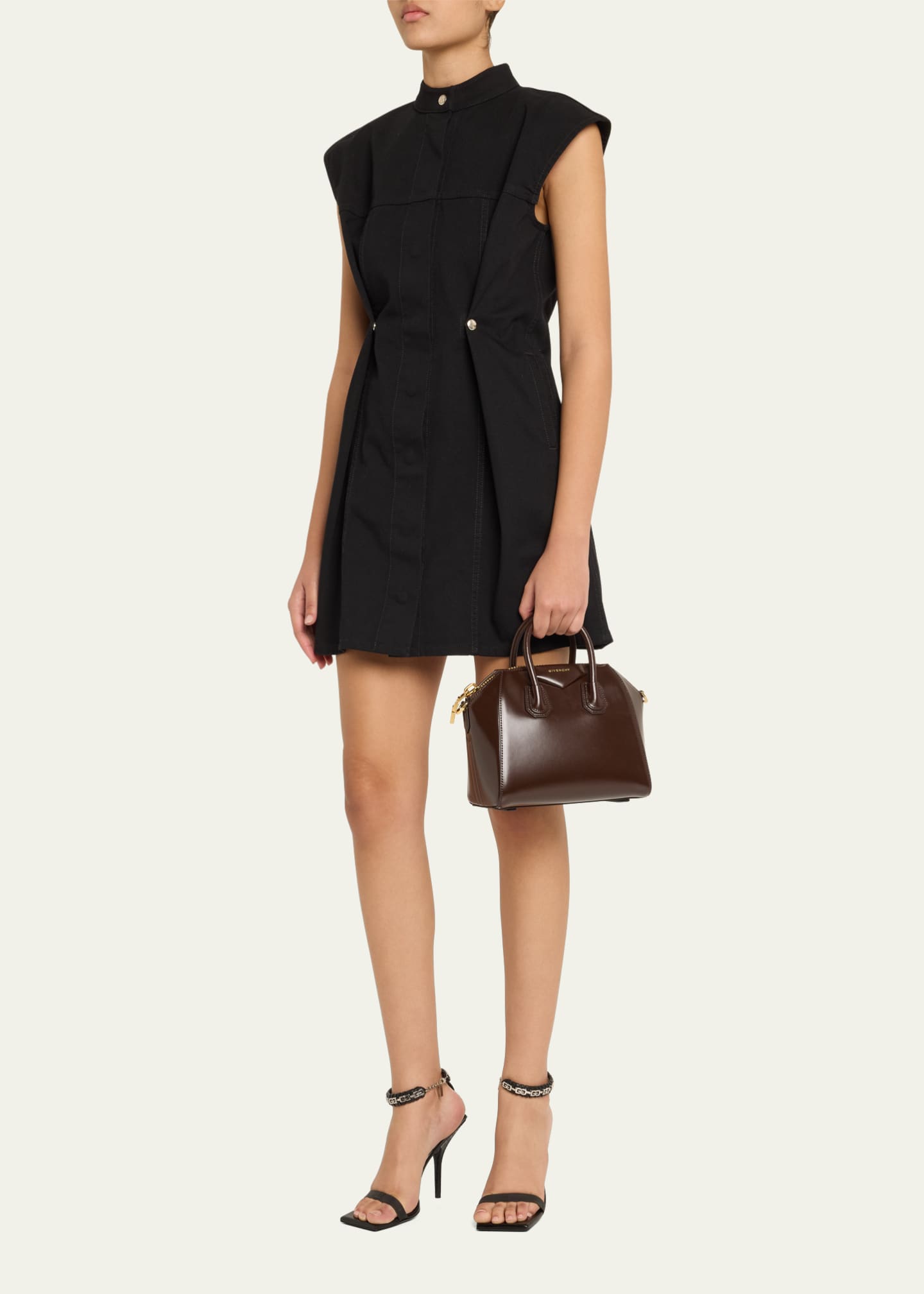 Givenchy Antigona Mini Top Handle Bag in Box Leather Image 5 of 6