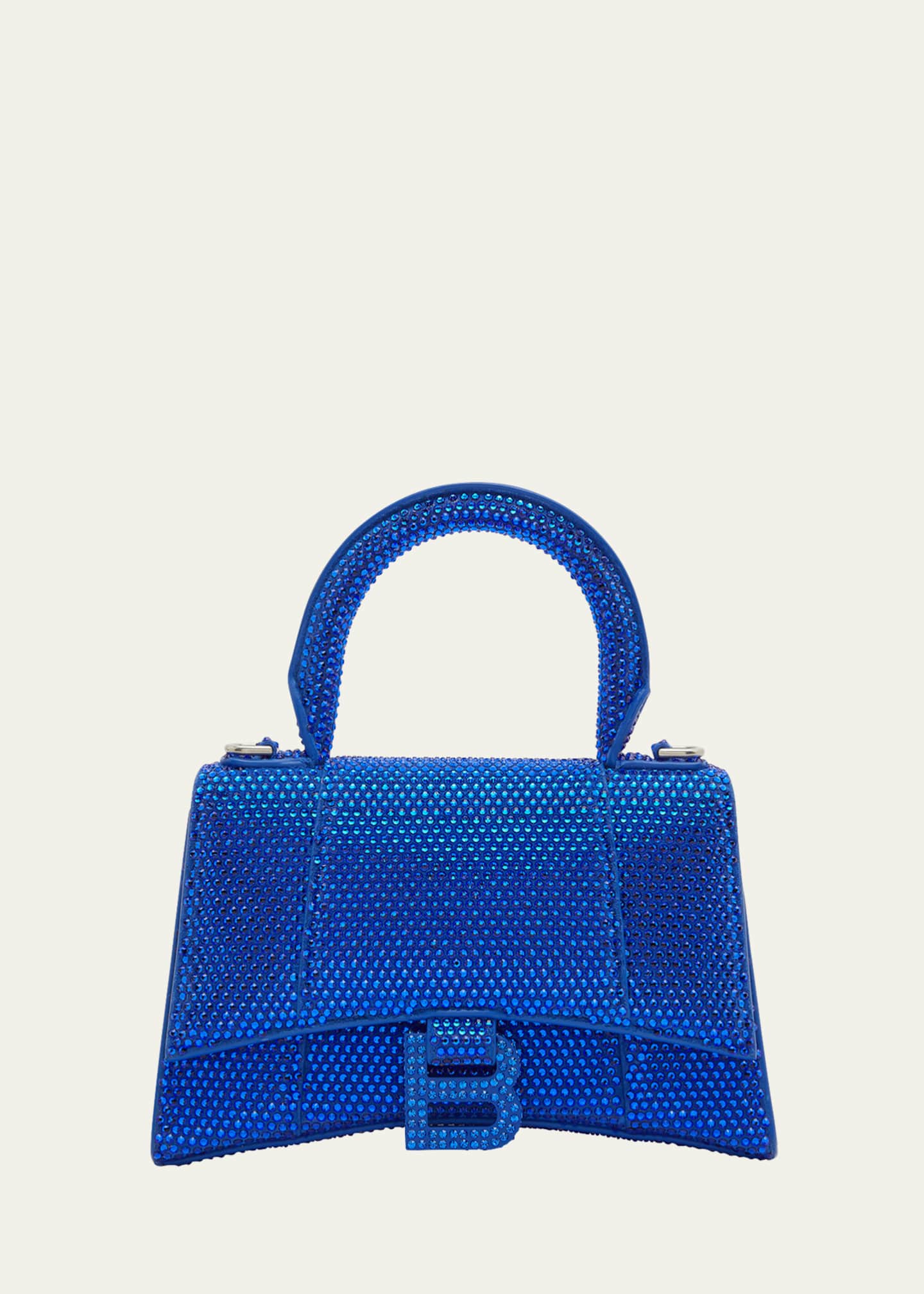 Balenciaga blue suede bag shop