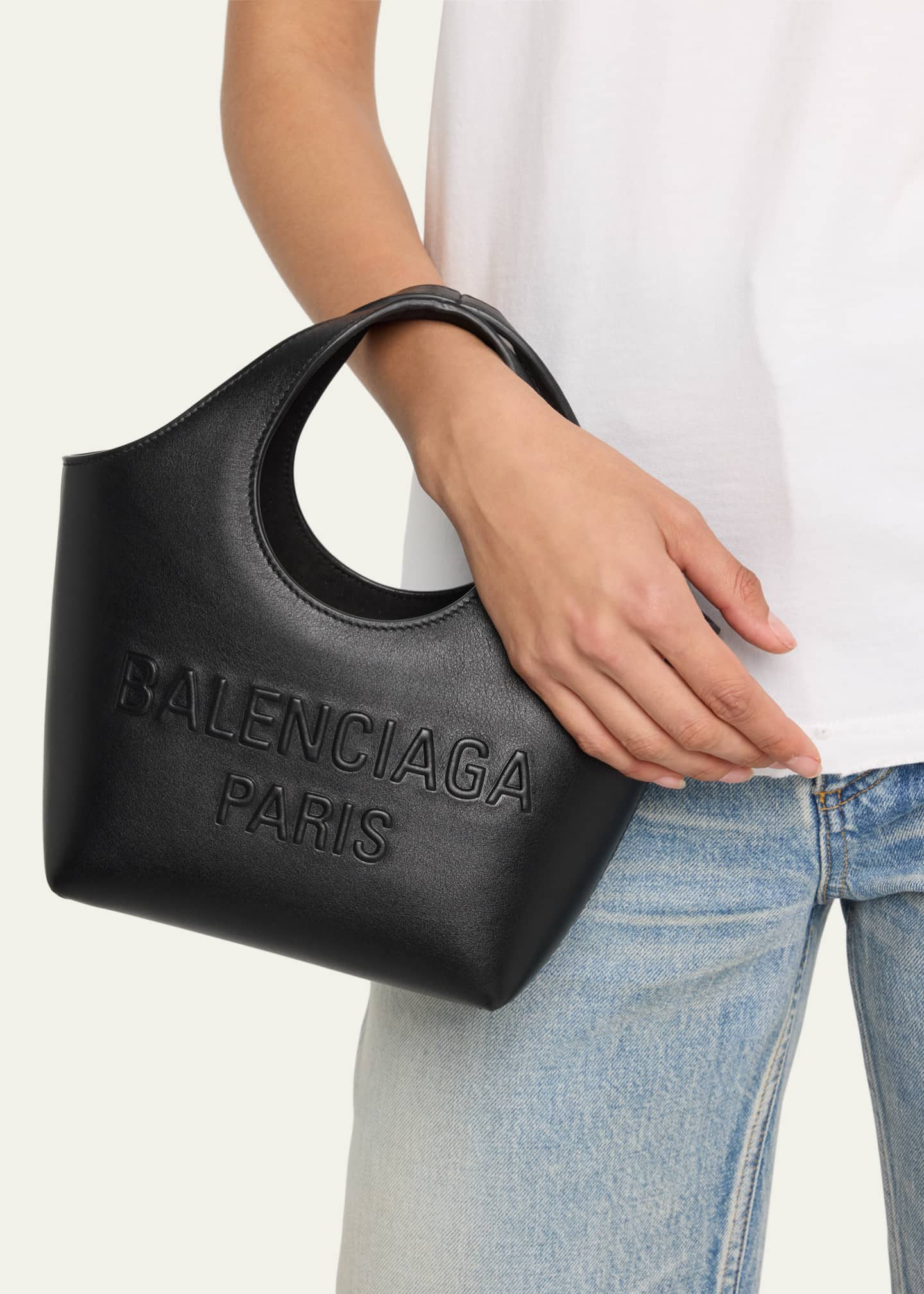 Balenciaga Mary-Kate XS Leather Top-Handle Bag - Bergdorf