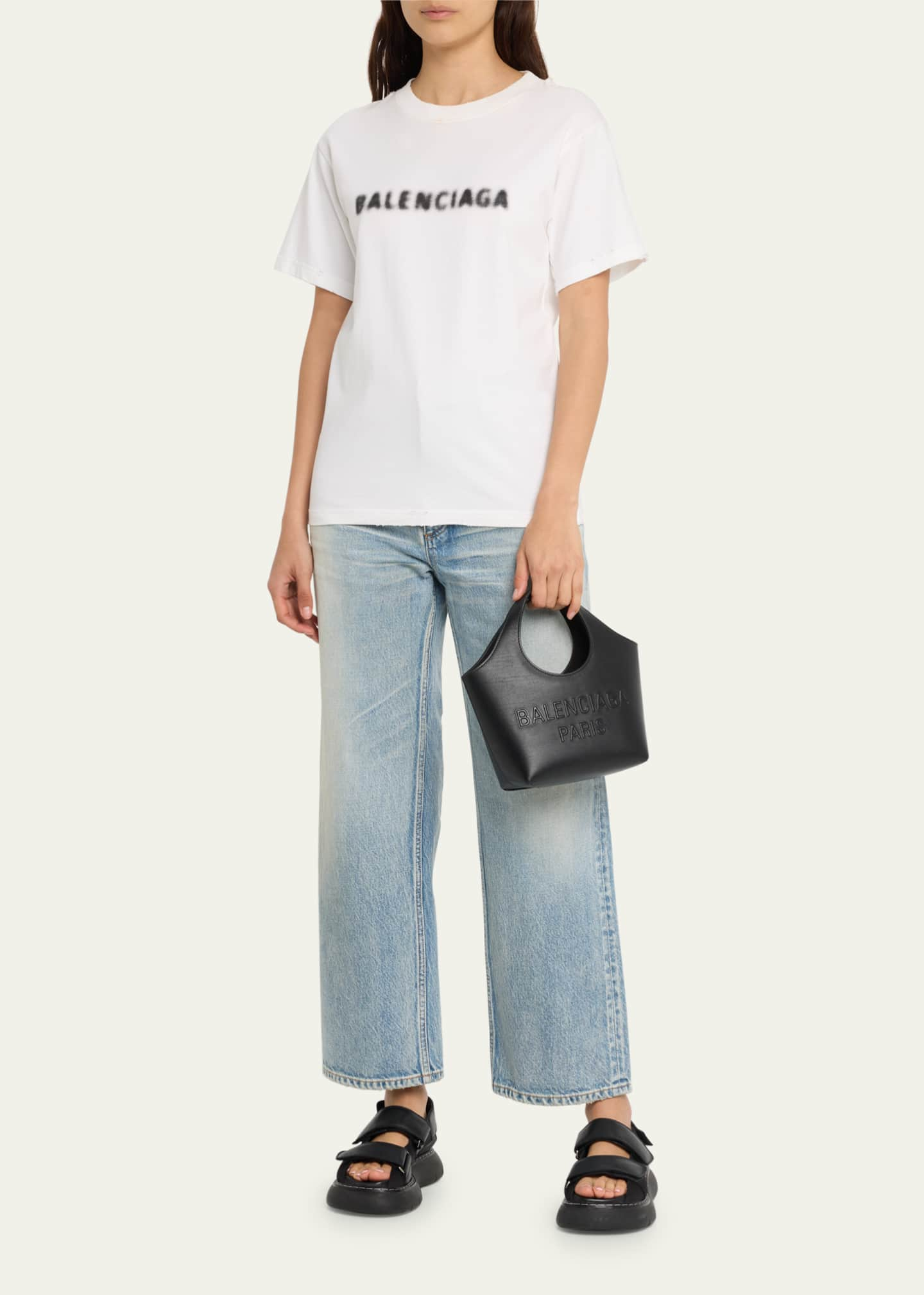 Balenciaga Hourglass XS Glitter Top-Handle Bag - Bergdorf Goodman