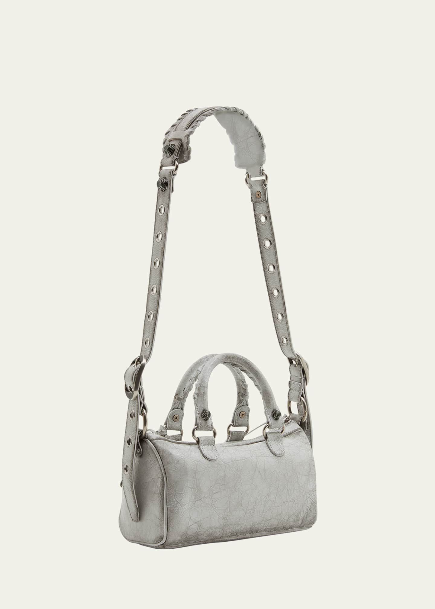 Balenciaga small Le Cagole leather tote bag - Grey