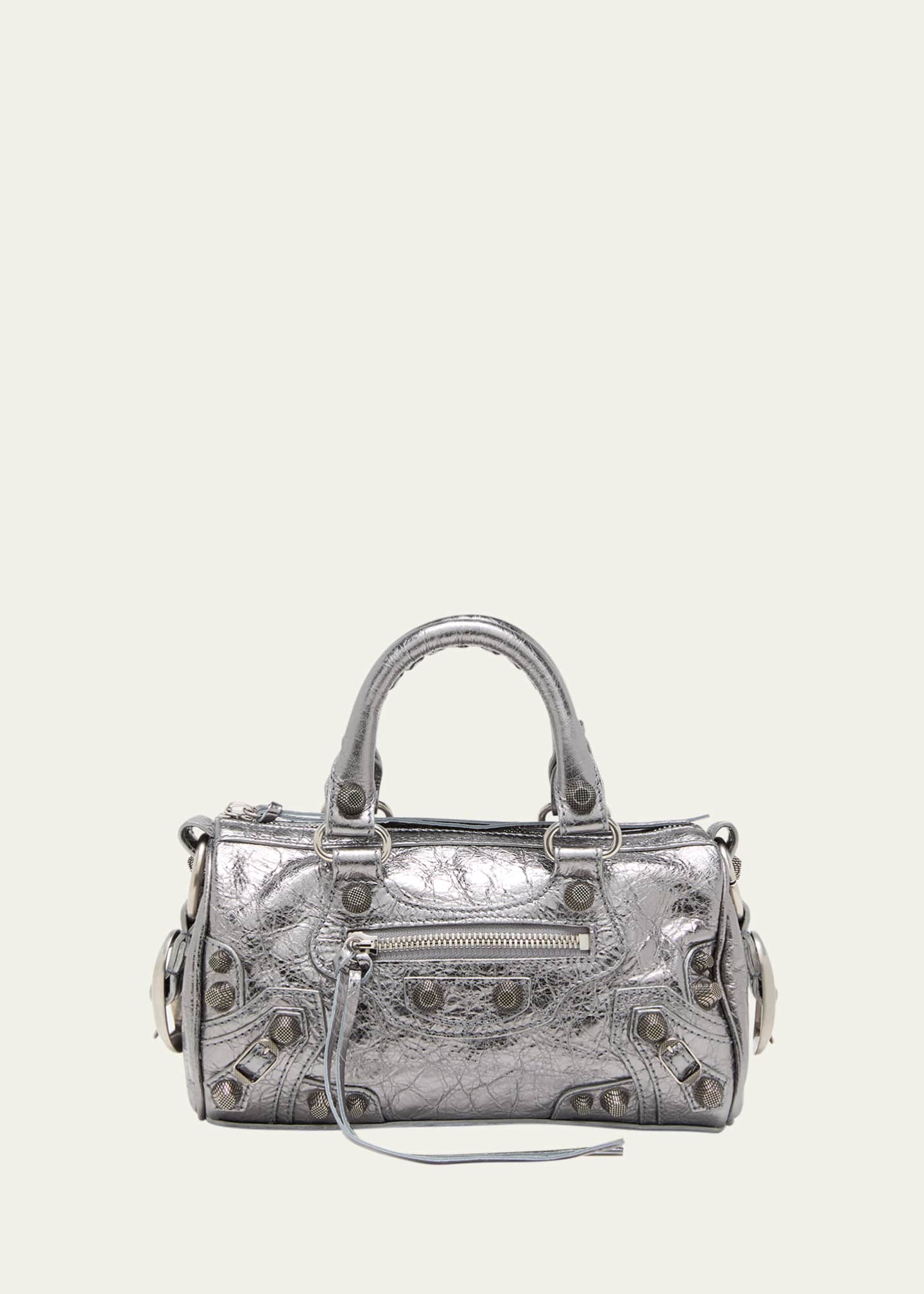 Balenciaga Le Cagole Mini Duffle Bag Metallized