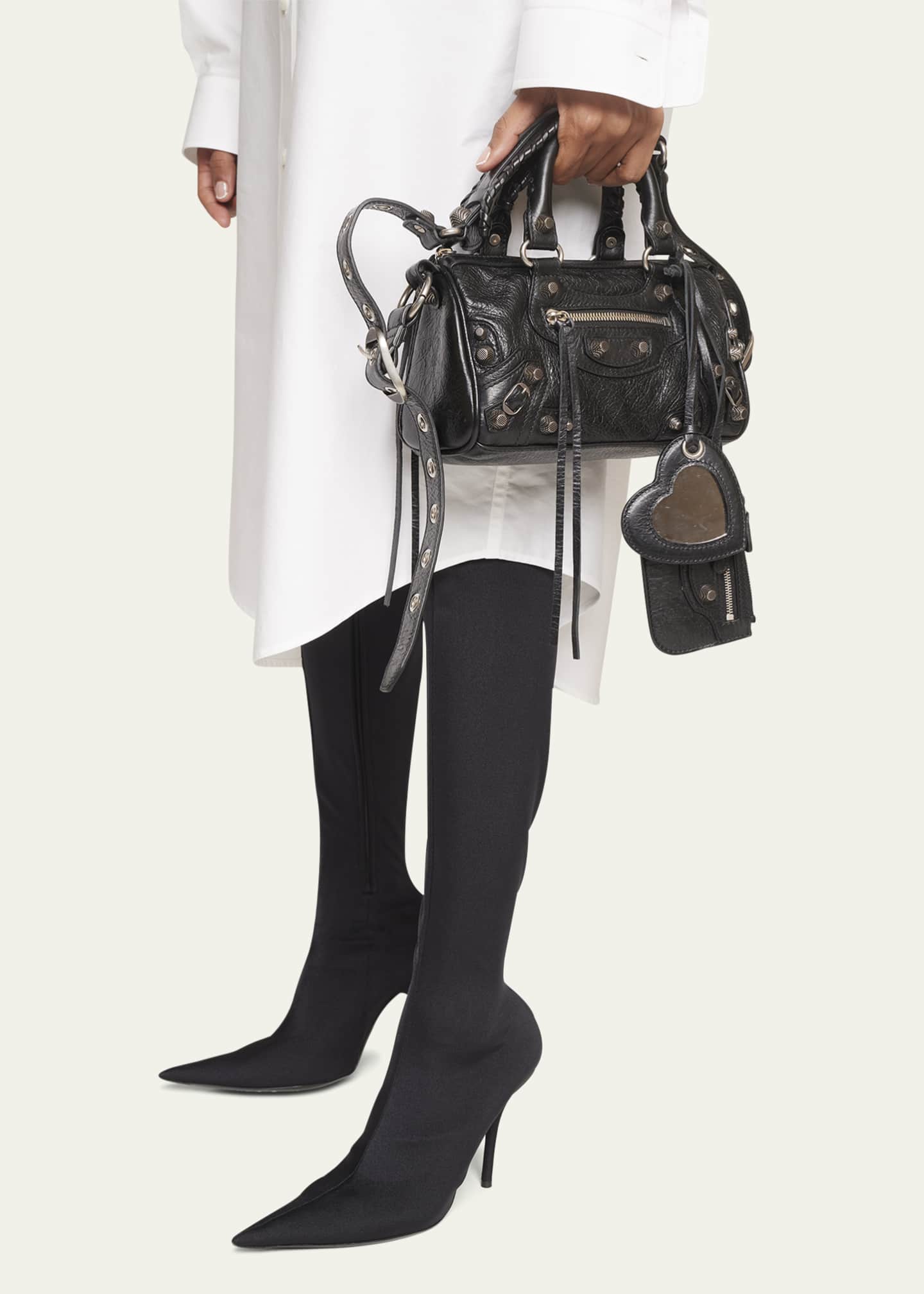 Balenciaga classic city mini leather shoulder bag deals