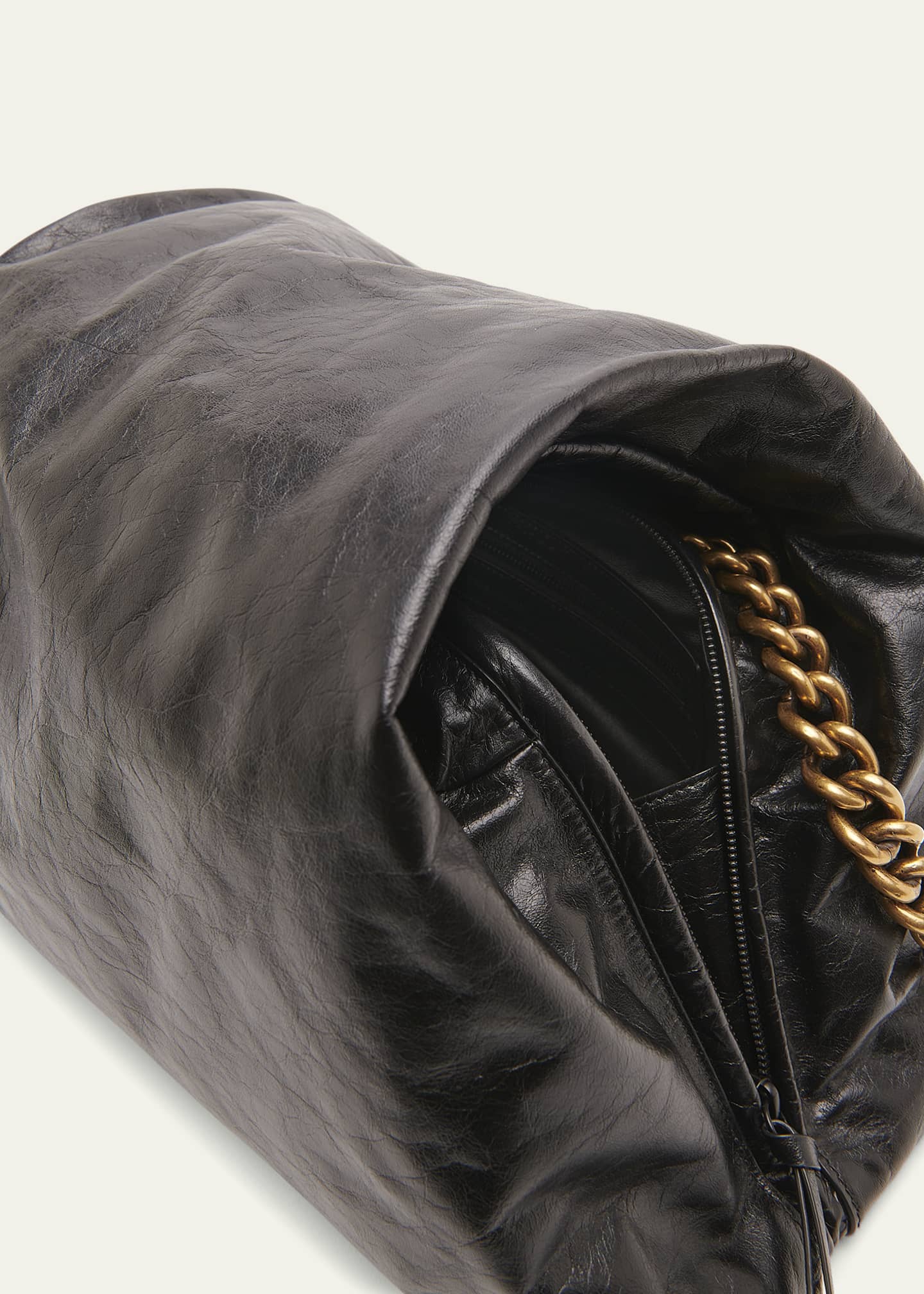 Balenciaga Crush Medium Leather Chain Shoulder Bag Image 4 of 5
