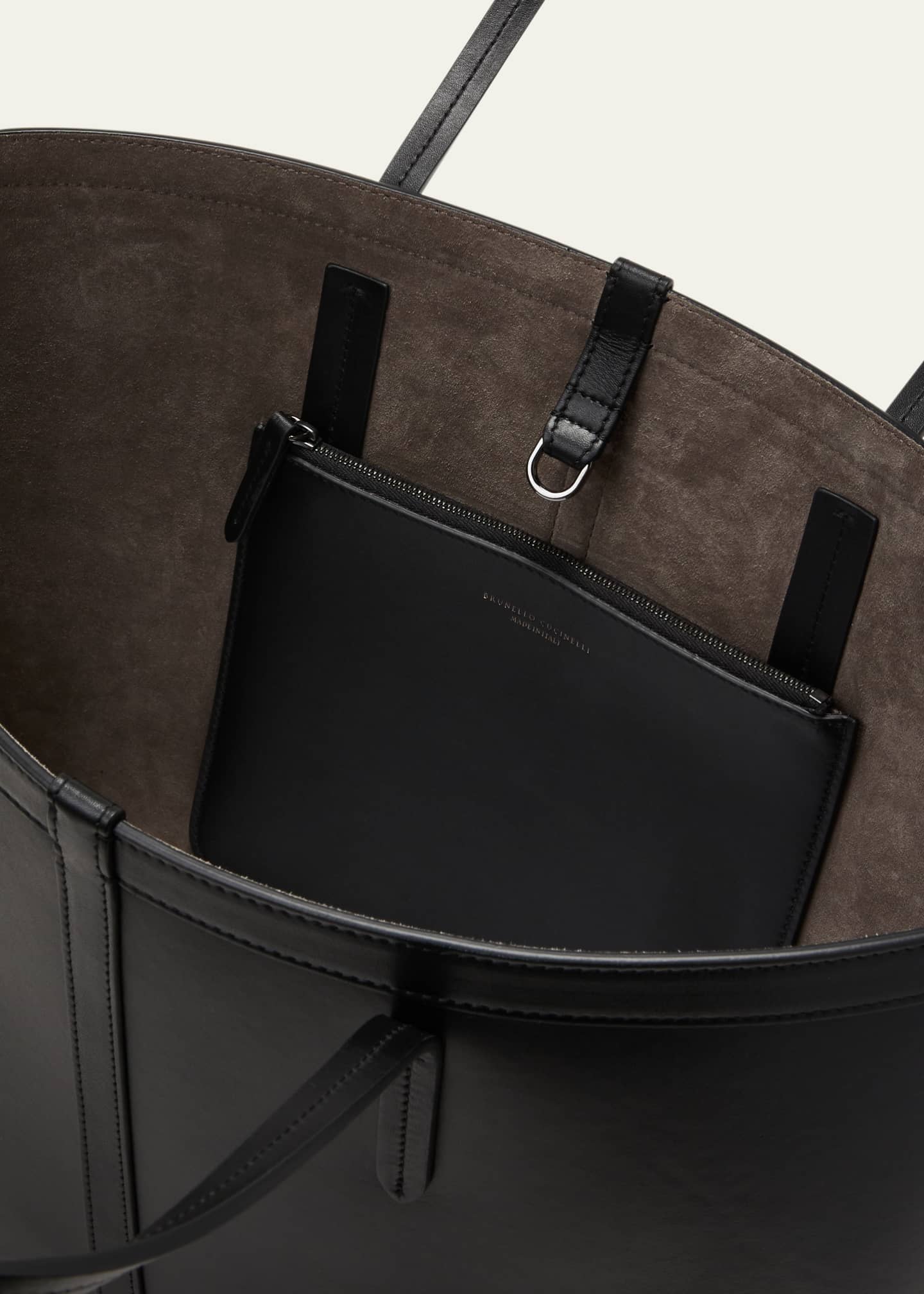 Brunello Cucinelli Medium Monili Napa Leather Tote Bag Bergdorf Goodman