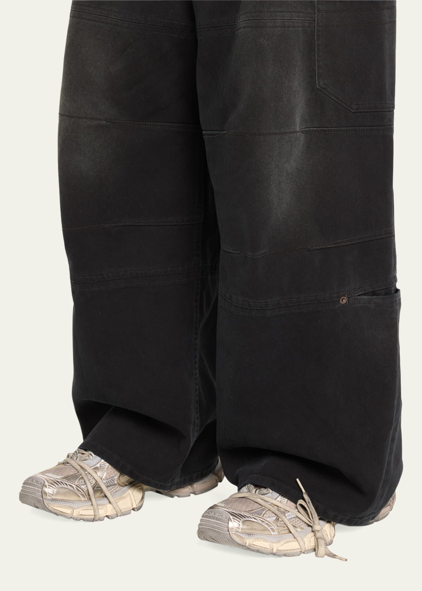 Balenciaga Men's 3XL Mesh Runner Sneakers Image 2 of 5