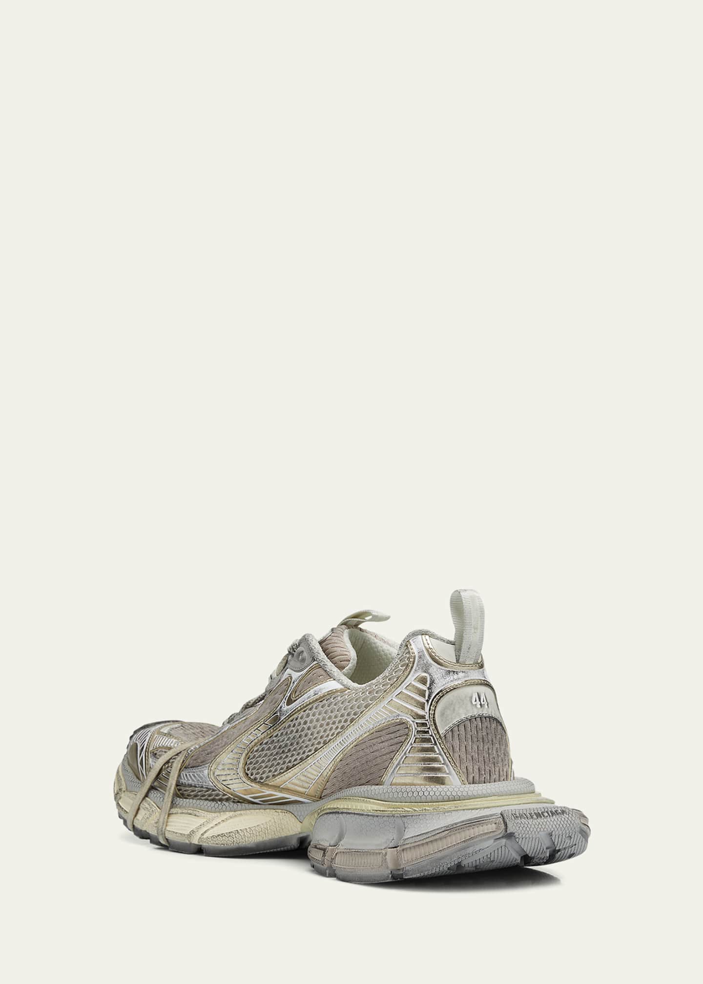 Balenciaga Men's 3XL Mesh Runner Sneakers Image 4 of 5
