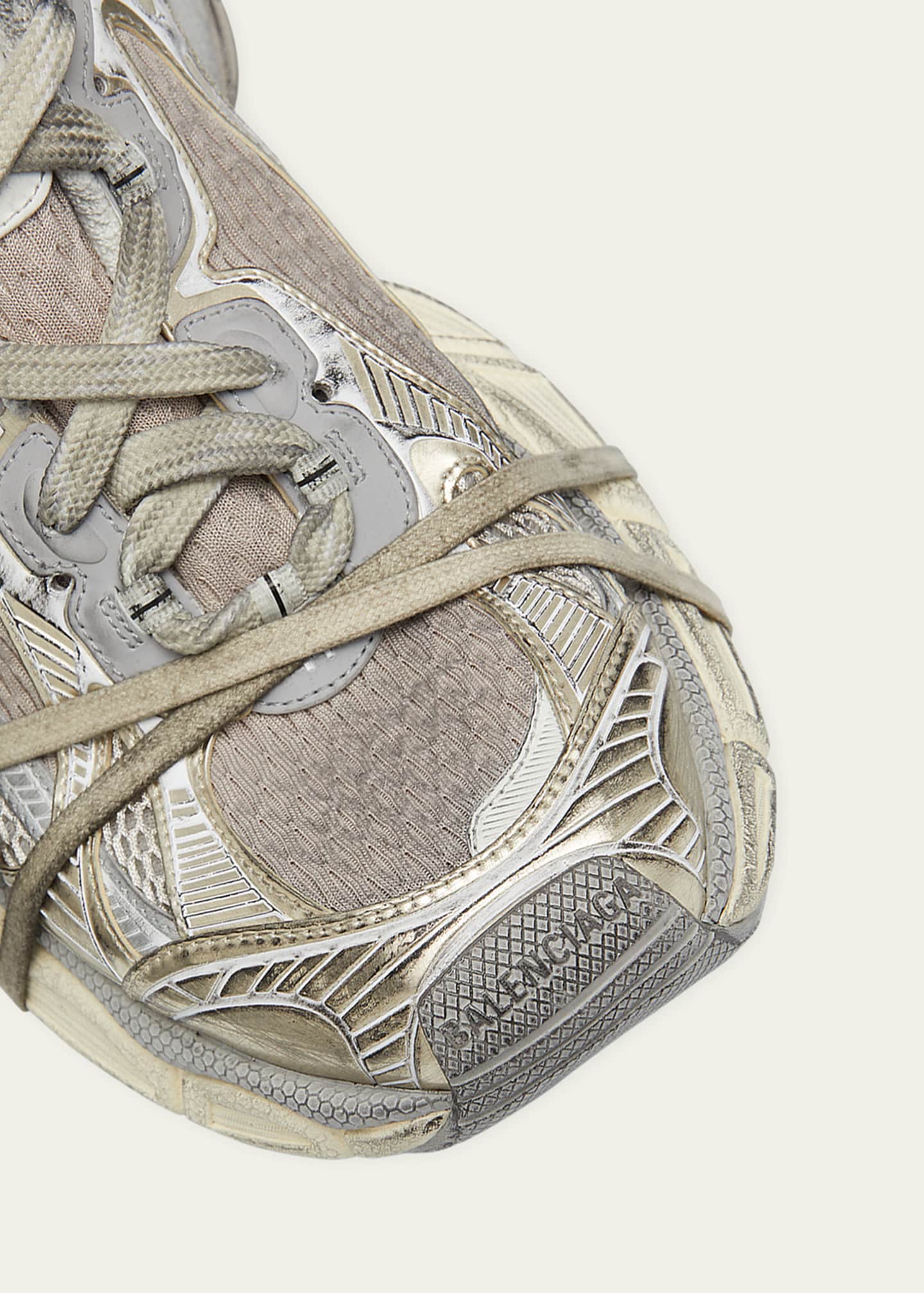 Balenciaga Men's 3XL Mesh Runner Sneakers Image 5 of 5