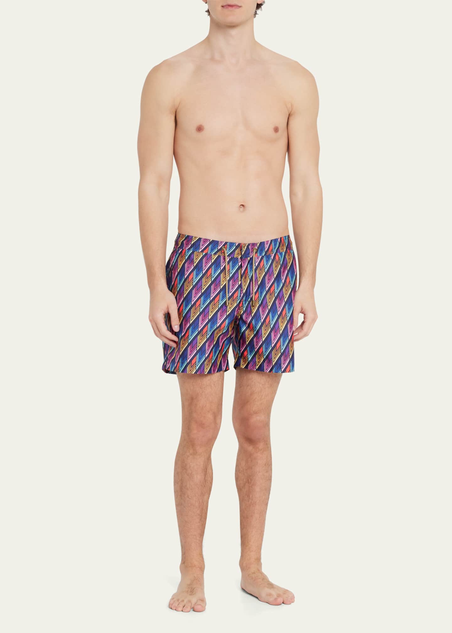 Men's Multi-Arrow Swim Shorts - Thumbnail 2