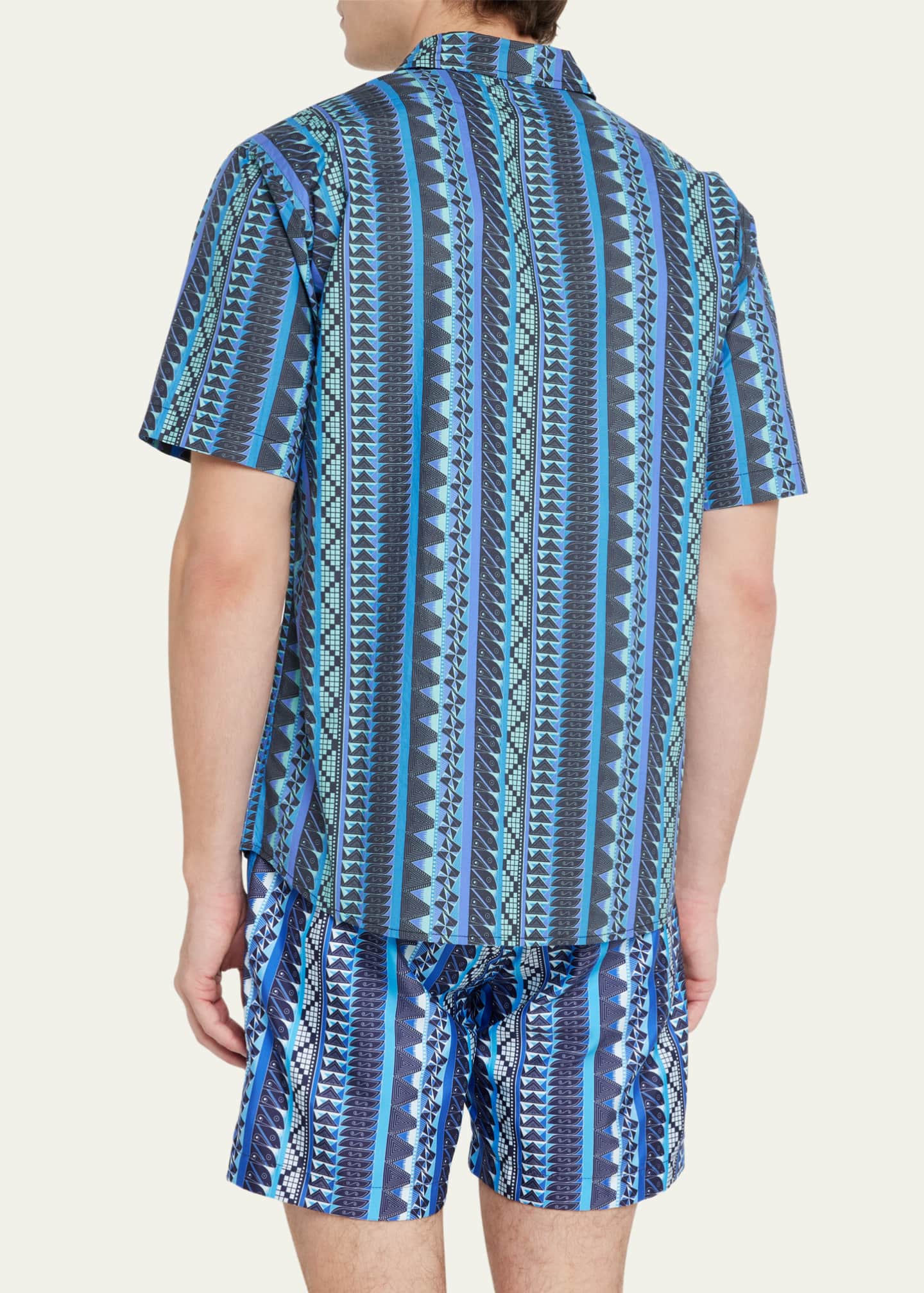 Thorsun Men's Patterned Stripe Sport Shirt Image 3 of 5