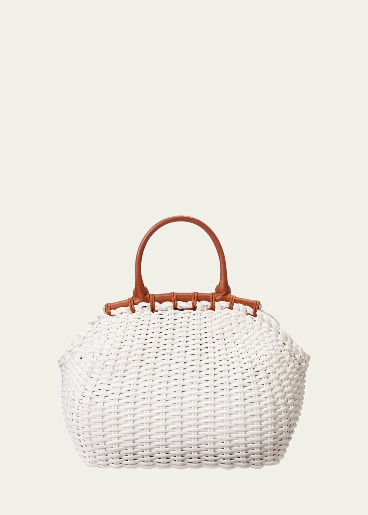 Ralph Lauren Collection Mini Wicker Basket TopHandle Bag Bergdorf