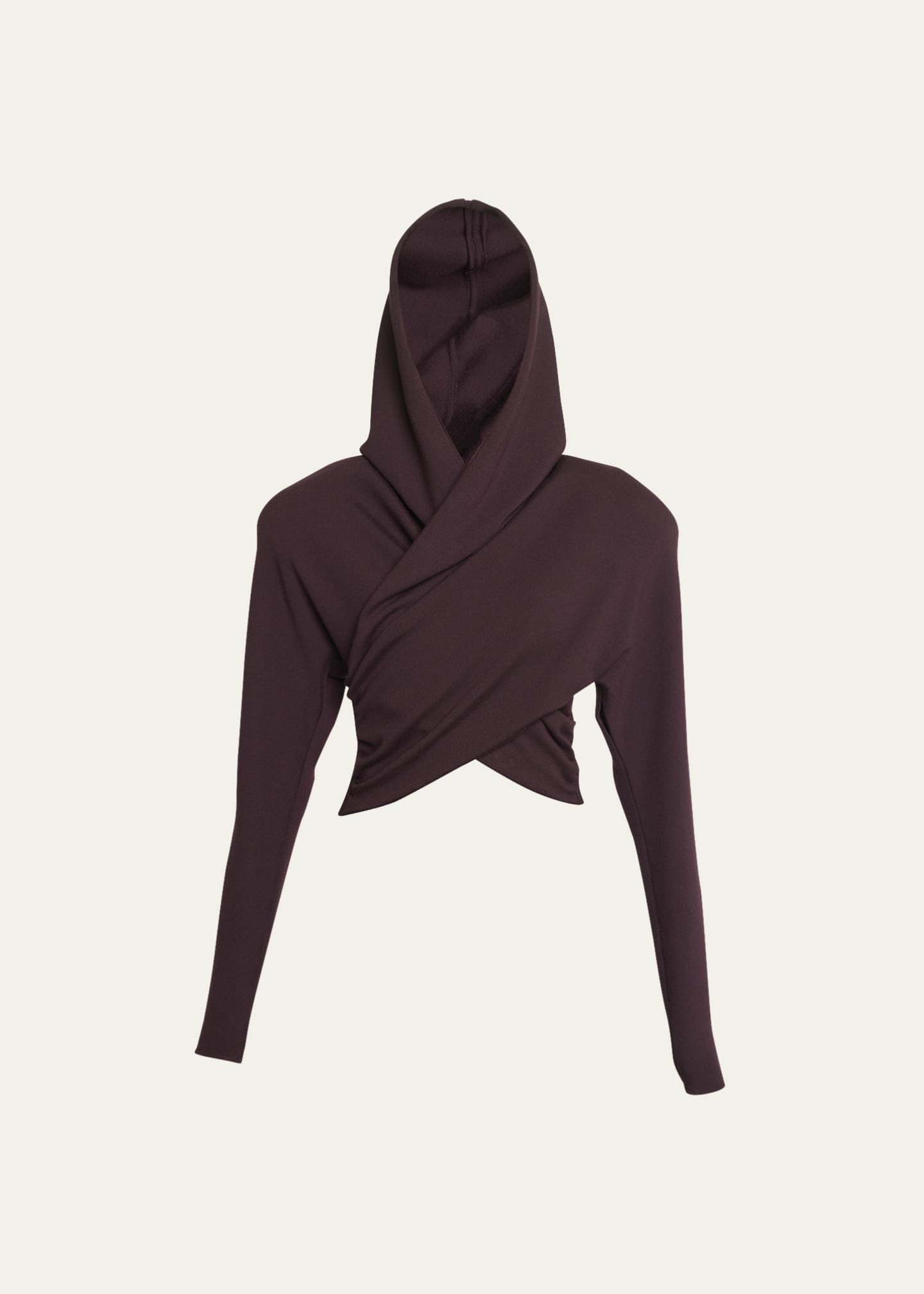 Ysl clearance cropped hoodie