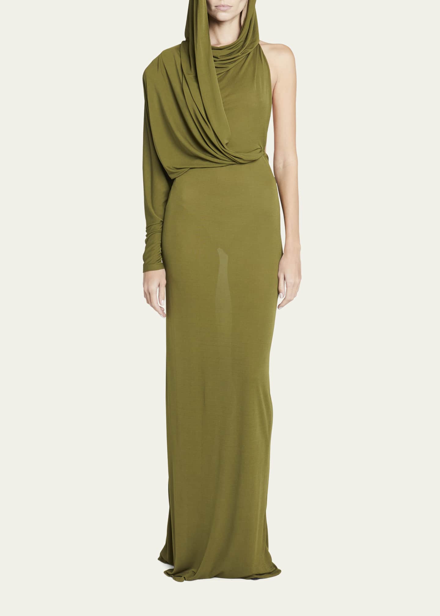 Hooded hotsell long dress