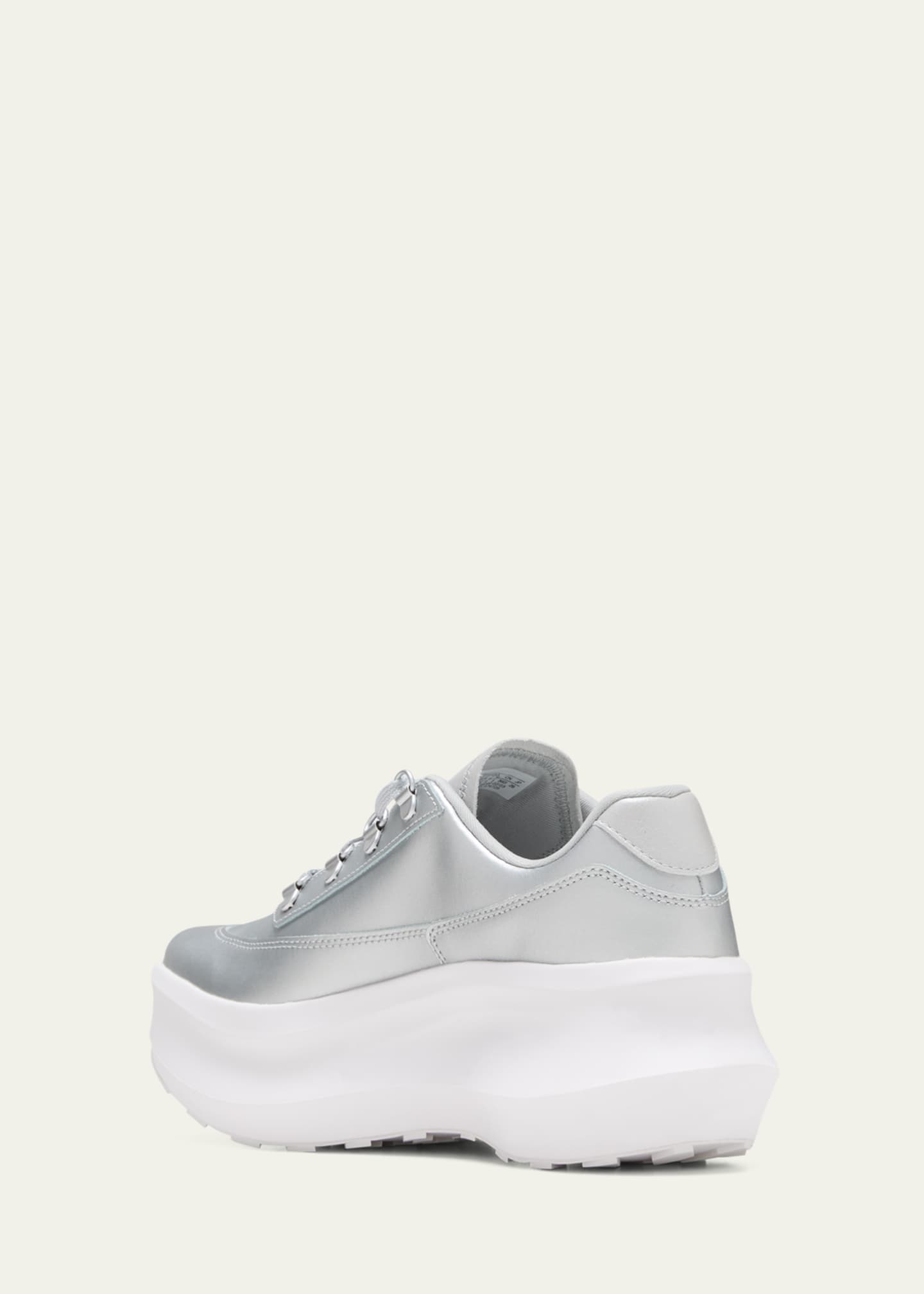 Metallic platform sneakers sales