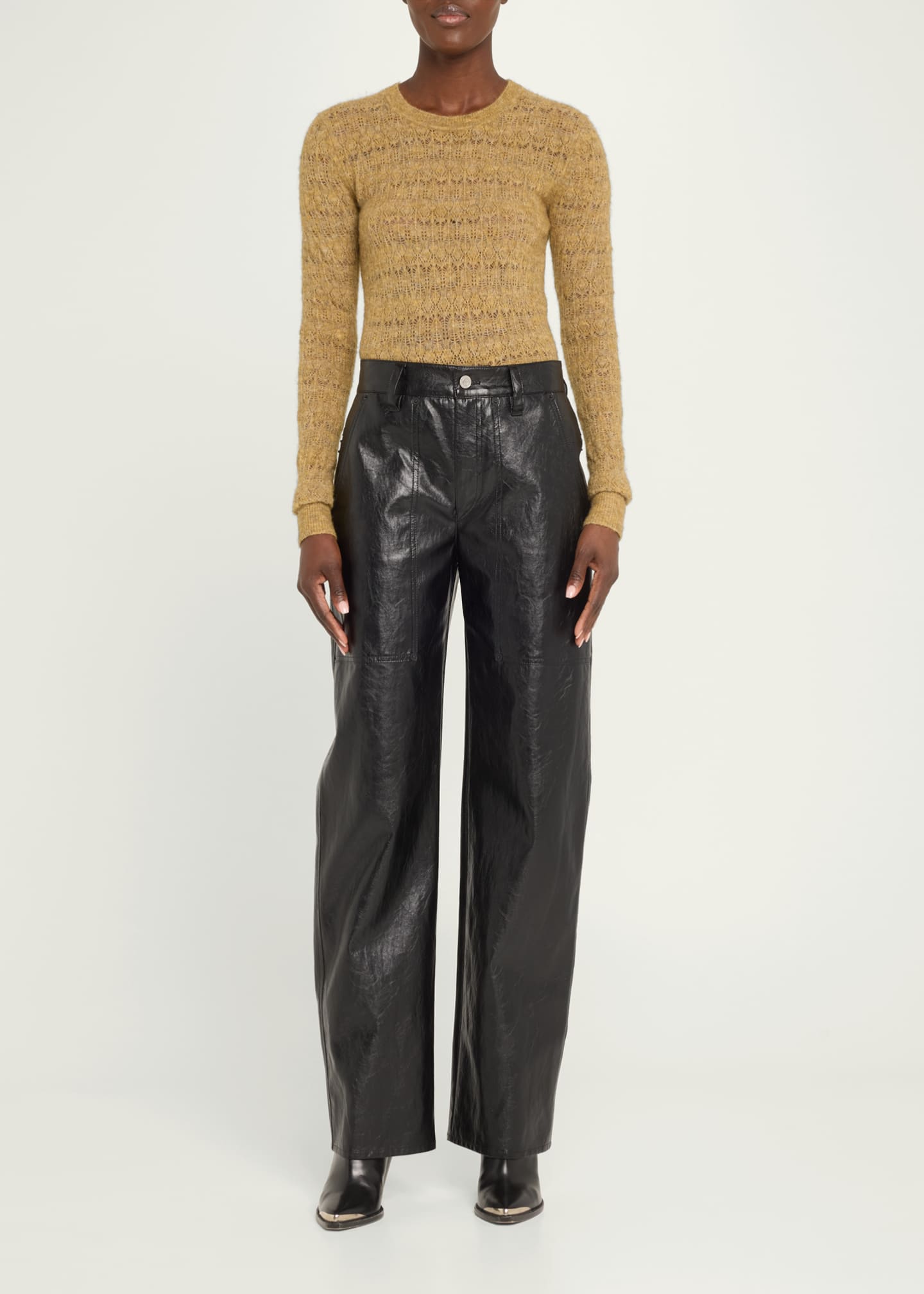 Etoile Isabel Marant Acia Knit Long-Sleeve Top Image 2 of 5