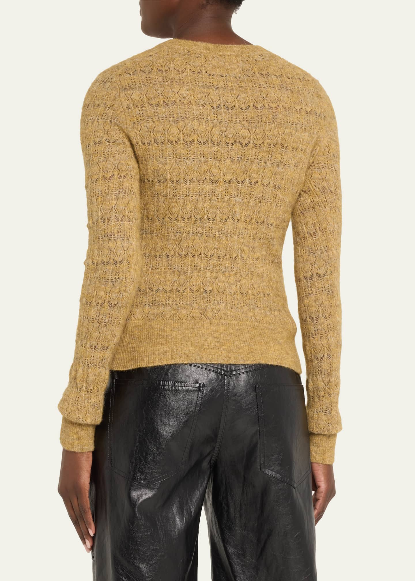Etoile Isabel Marant Acia Knit Long-Sleeve Top Image 3 of 5