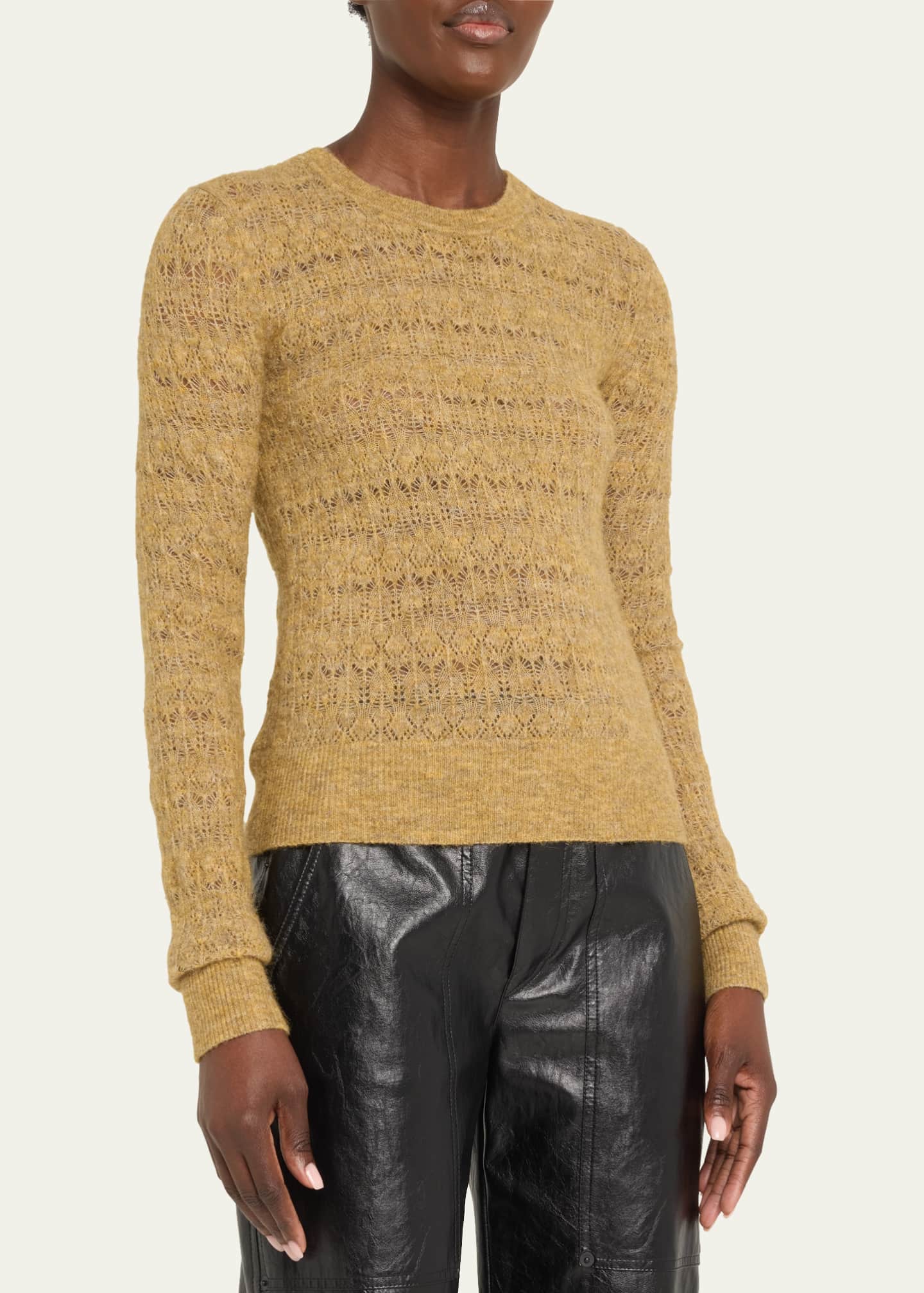 Etoile Isabel Marant Acia Knit Long-Sleeve Top Image 4 of 5