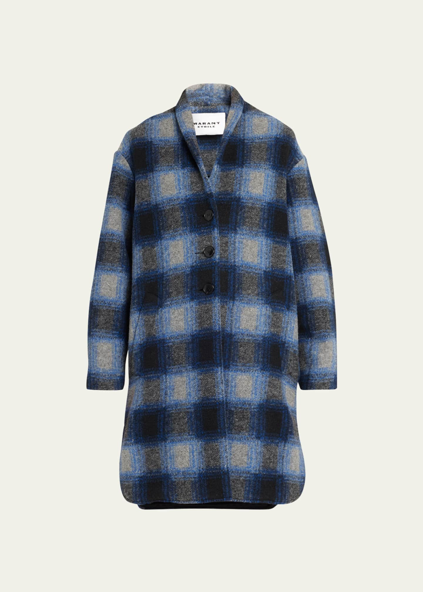 Etoile Isabel Marant Plaid Wool Bergdorf Goodman