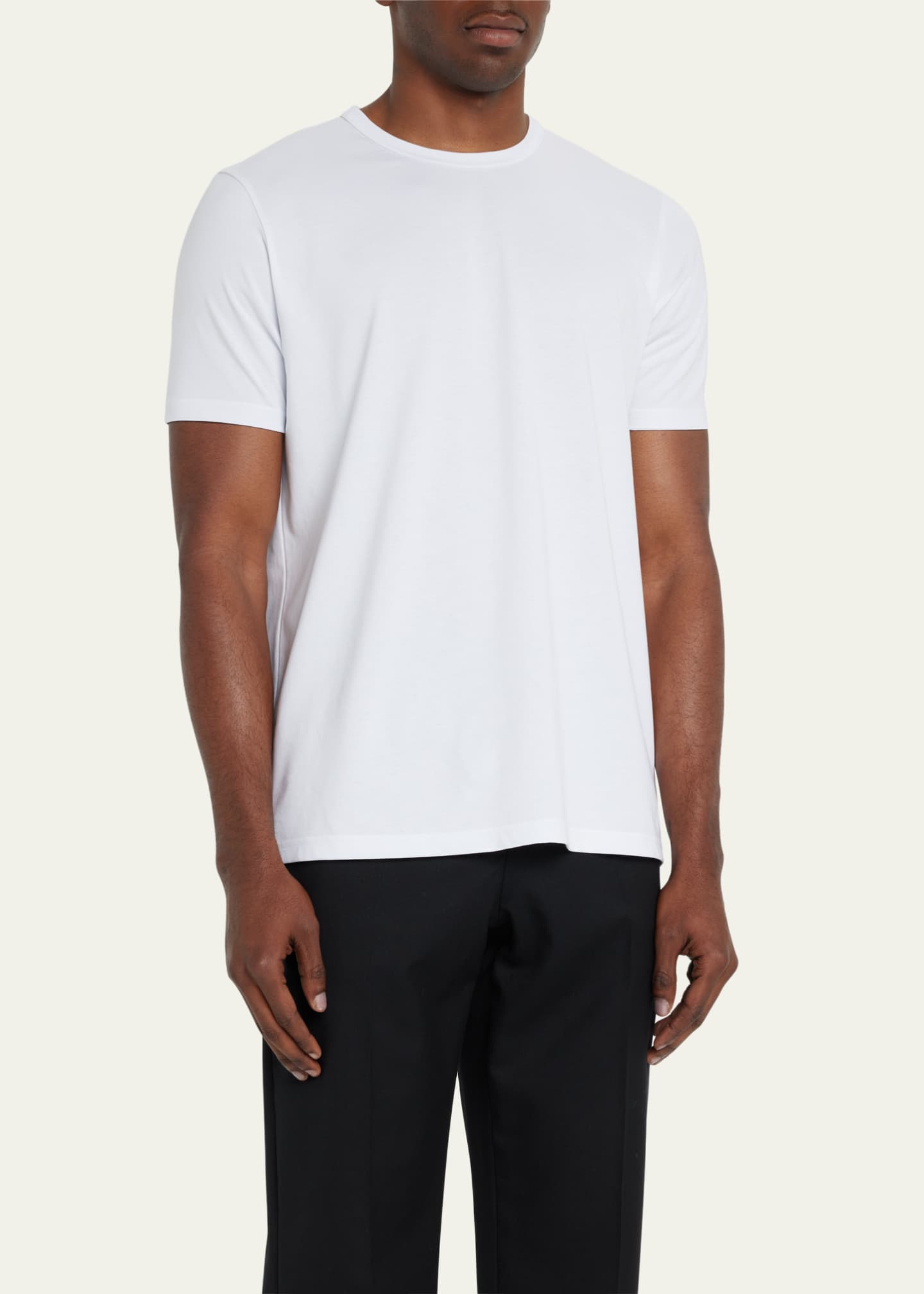 Gabriela Hearst Men's Bandeira Solid T-Shirt Image 4 of 5