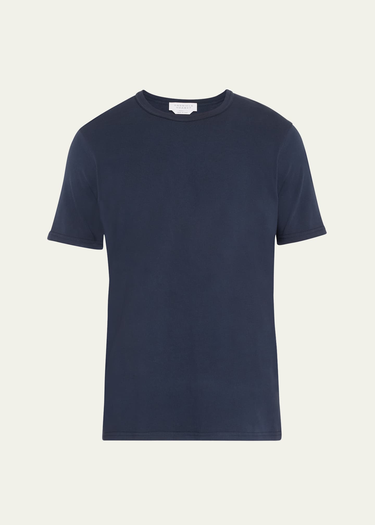 Gabriela Hearst Men's Bandeira Solid T-Shirt Image 1 of 5