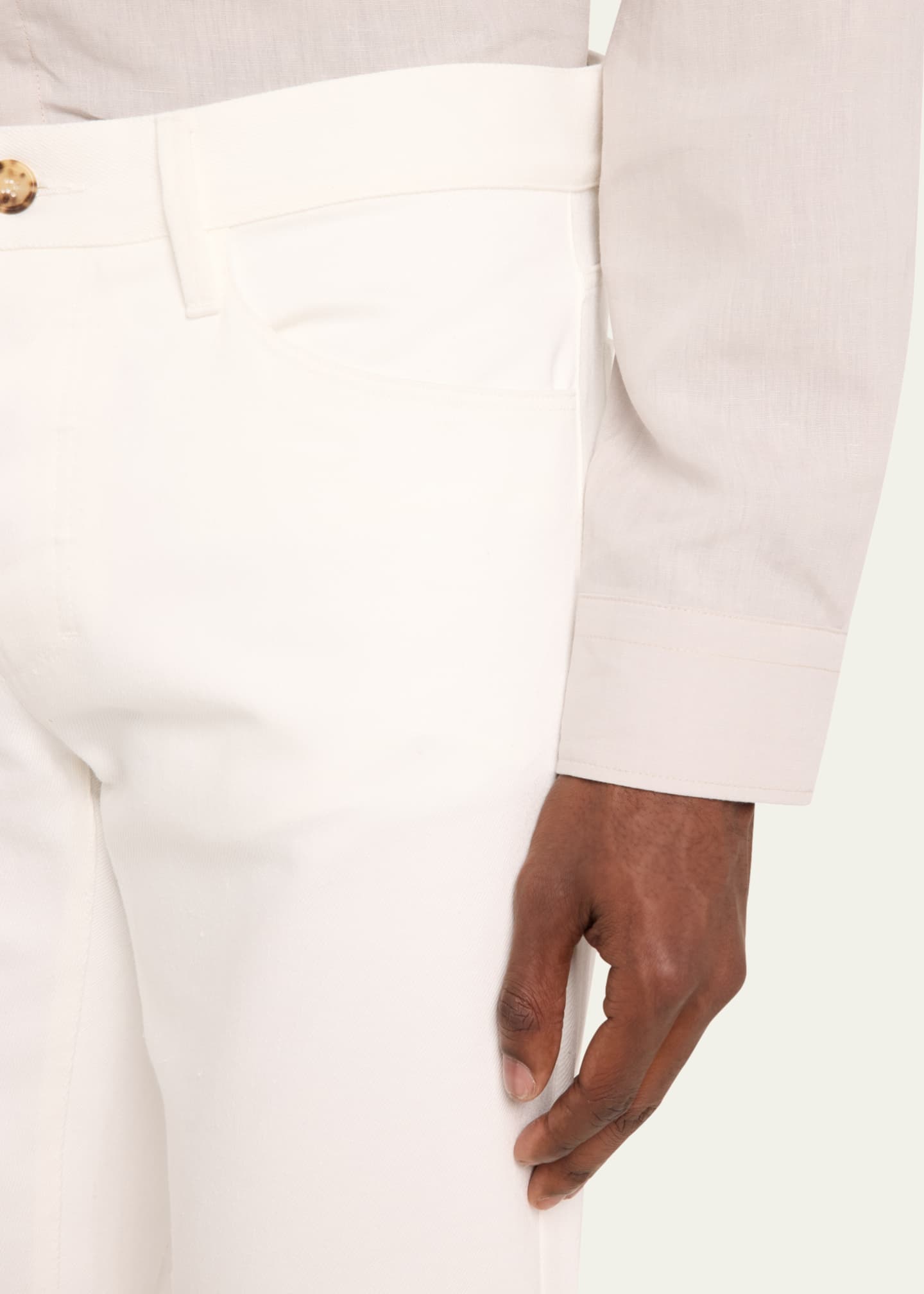 Gabriela Hearst Men's Anthony 5-Pocket Pants Image 5 of 5