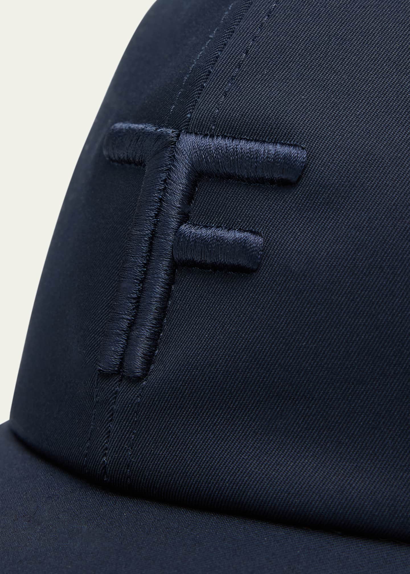 TOM FORD Men's TF-Logo Baseball Cap Image 3 of 3