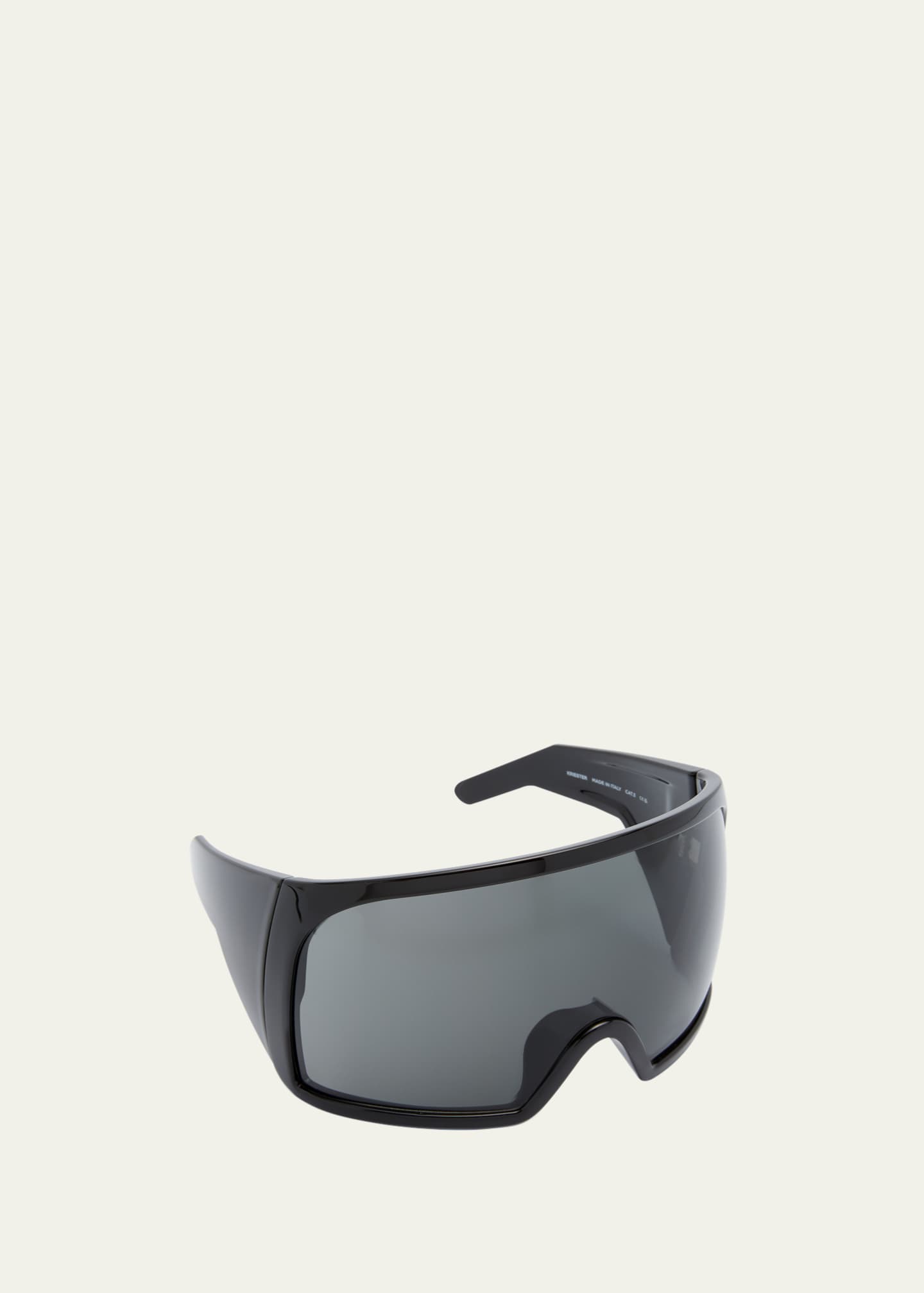 Rick Owens Men's Kriester Acetate Shield Sunglasses - Bergdorf Goodman