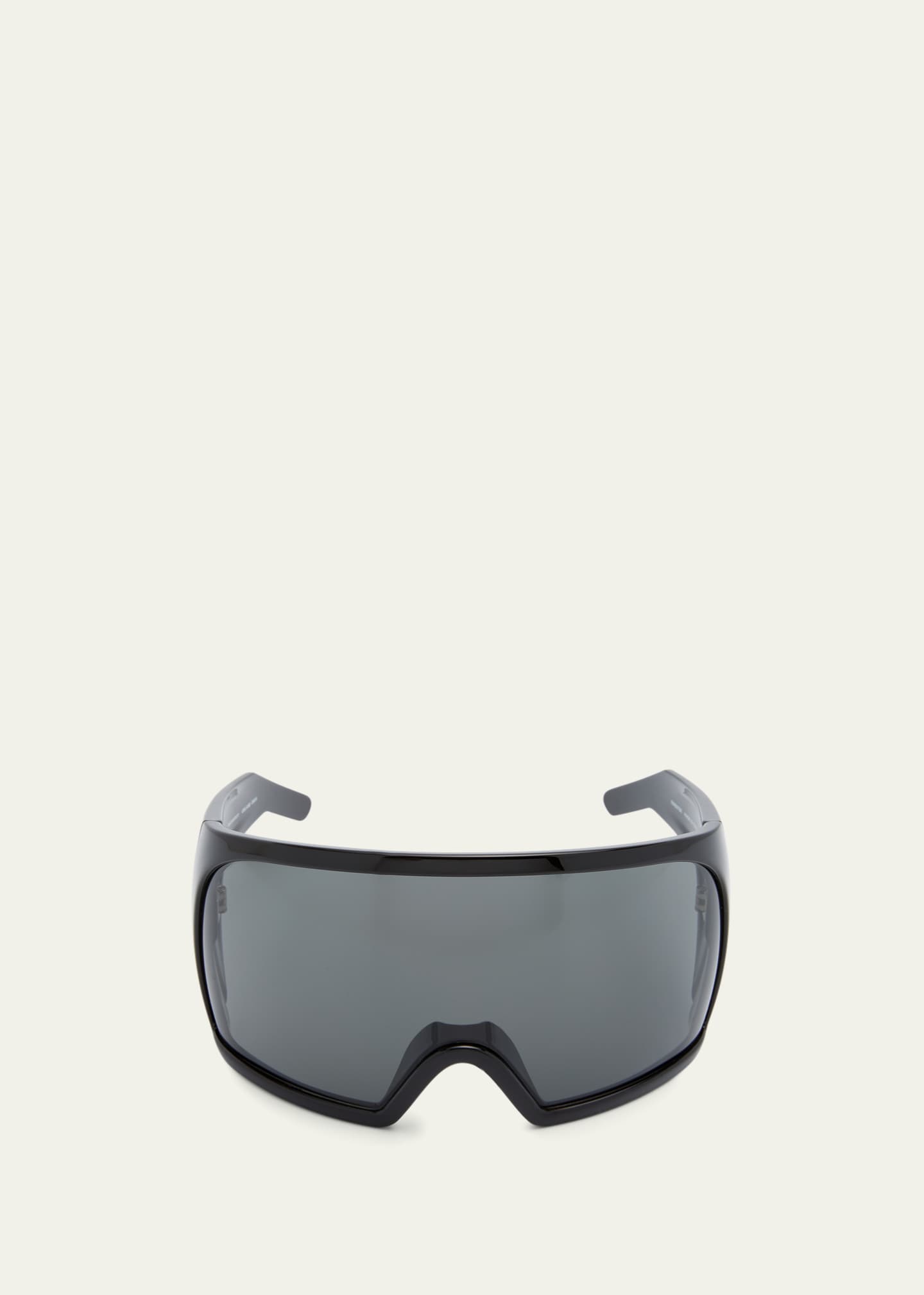 Rick Owens Men's Kriester Acetate Shield Sunglasses - Bergdorf Goodman