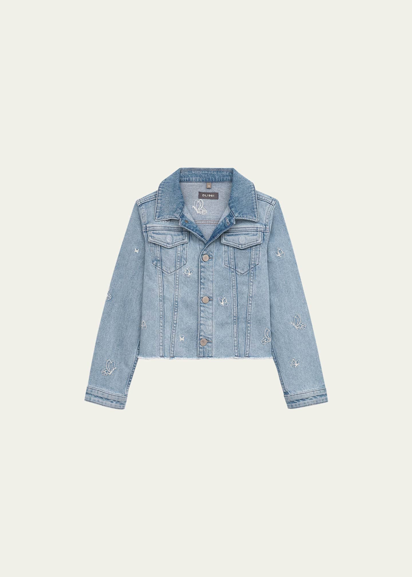 DL1961 Girl's Manning Denim Jacket, Size S-L - Bergdorf Goodman