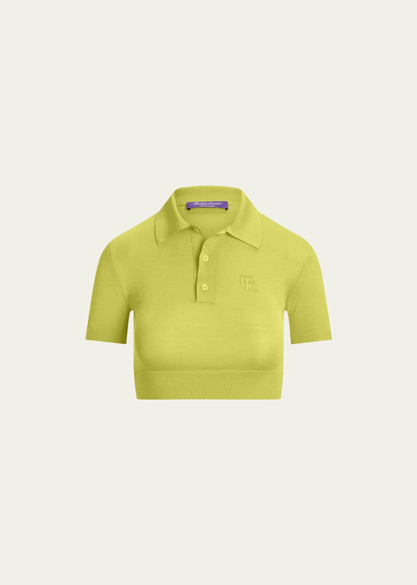 Ralph lauren cropped hotsell rugby shirt