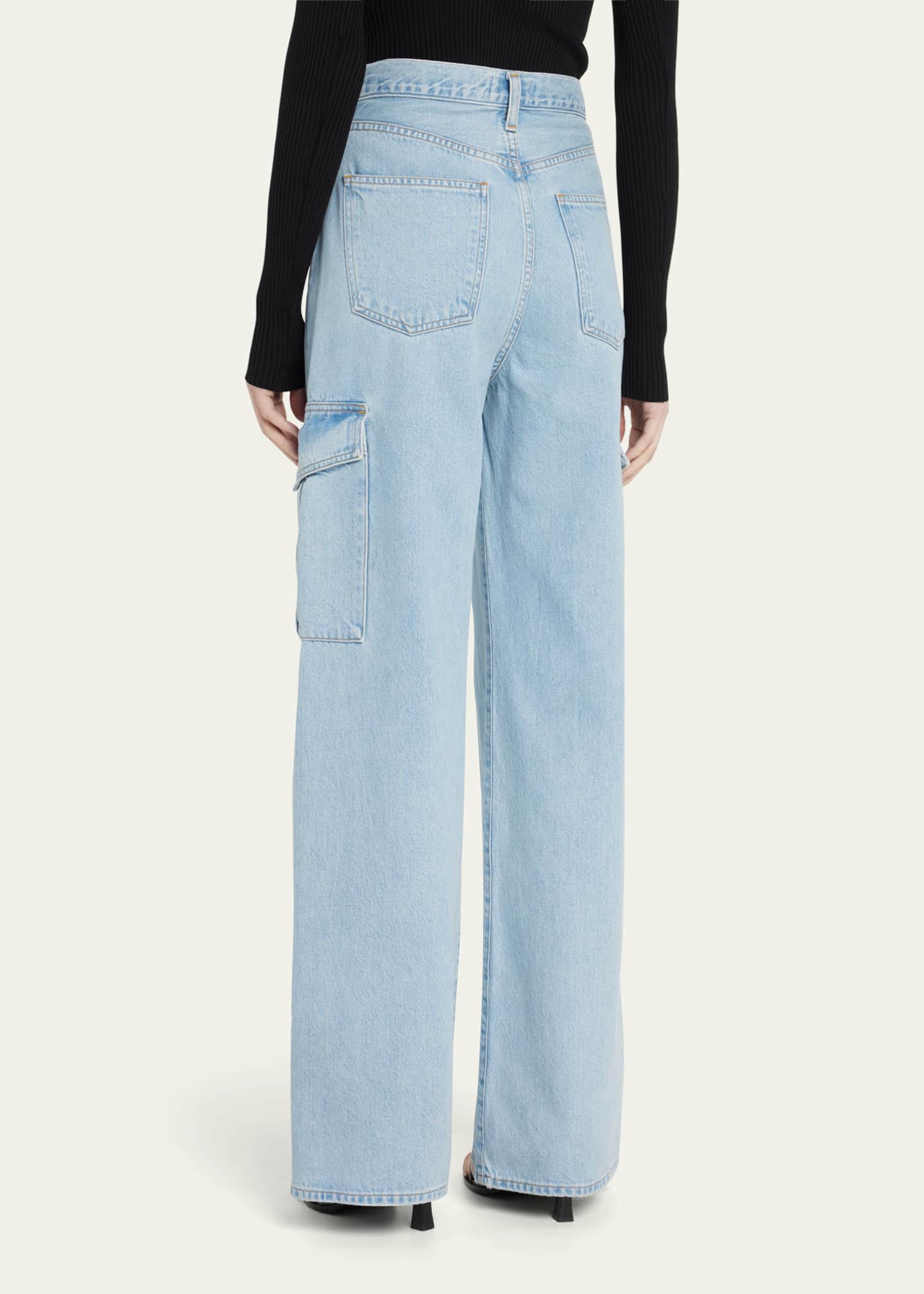 AGOLDE Minka Relaxed Flare Cargo Jeans Bergdorf Goodman