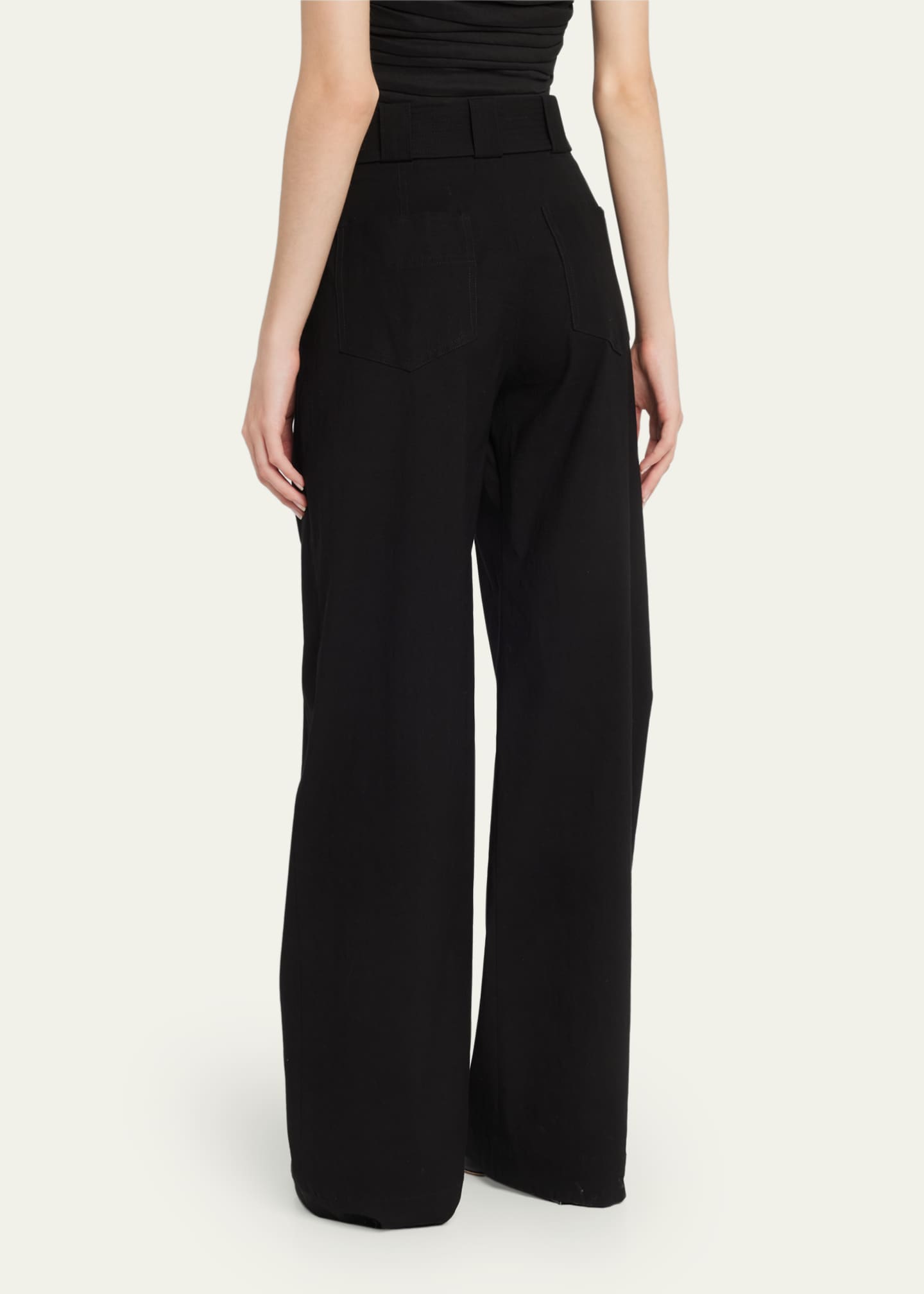A.L.C. Darby Belted Wide-Leg Pants - Bergdorf Goodman