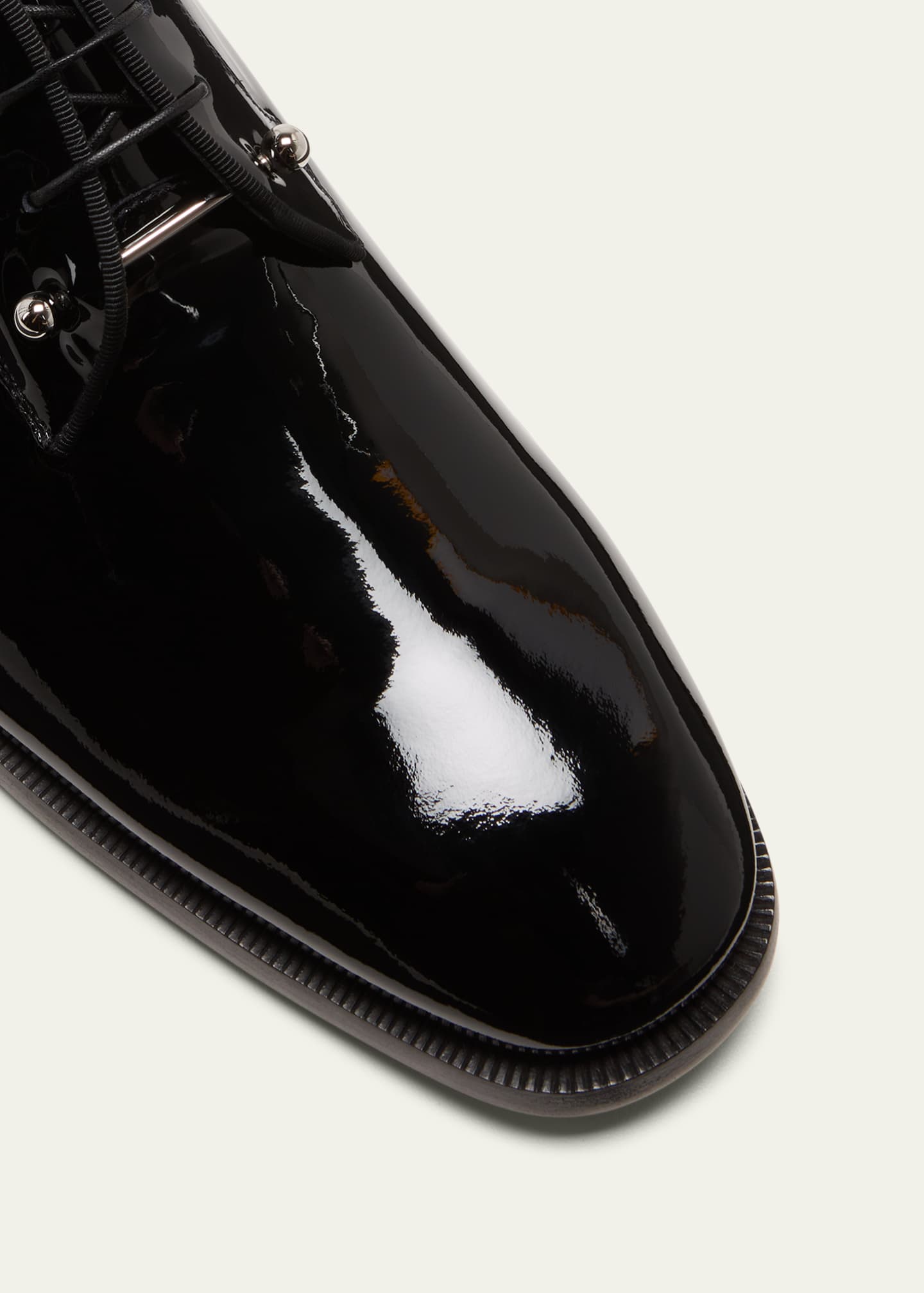Christian Louboutin Men's Chambeliss Patent Leather Derby Christian Louboutin Men's Chambeliss Patent Leather Derby
