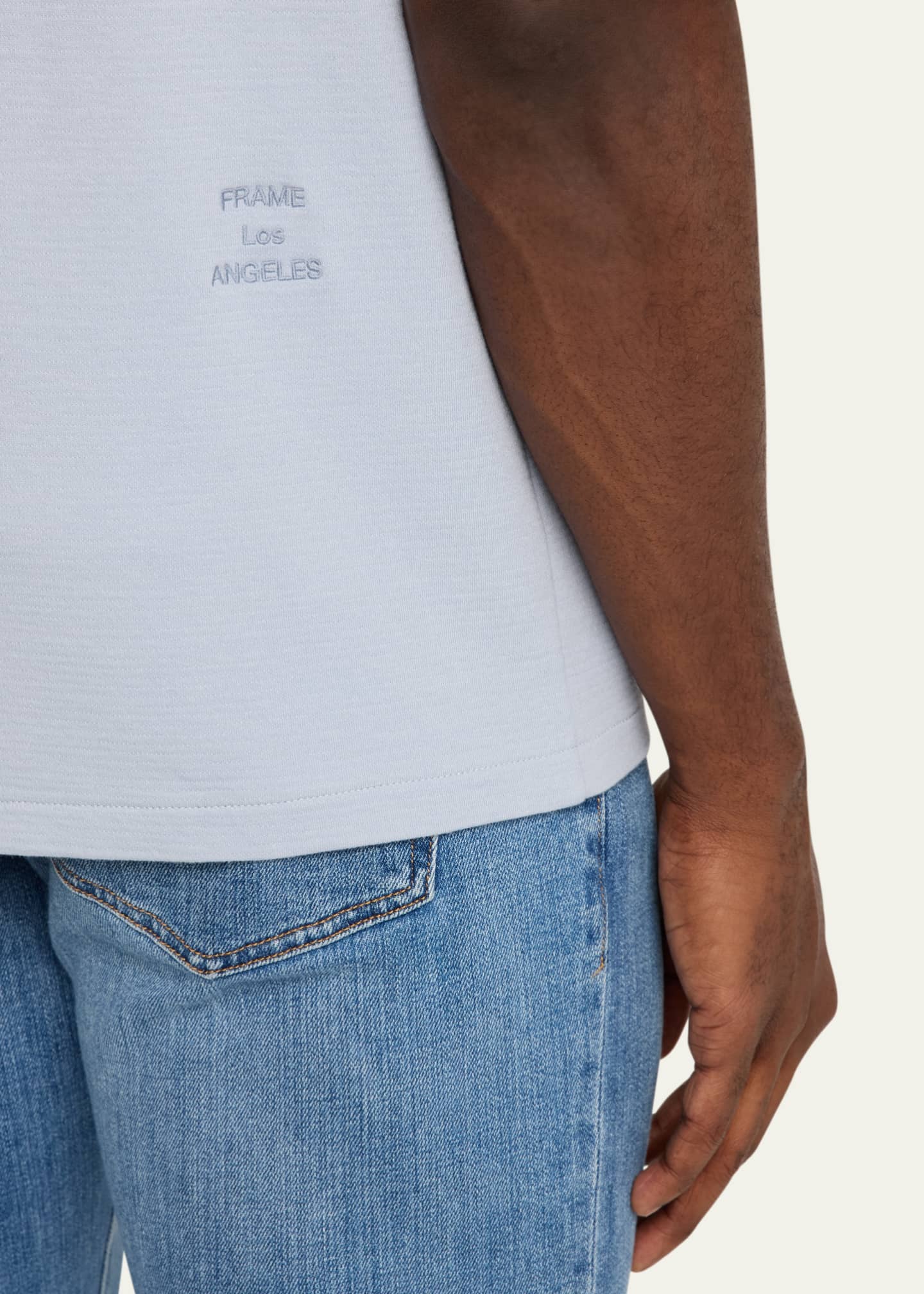 FRAME Men's Duo Fold Short Sleeve Tee Image 5 of 5