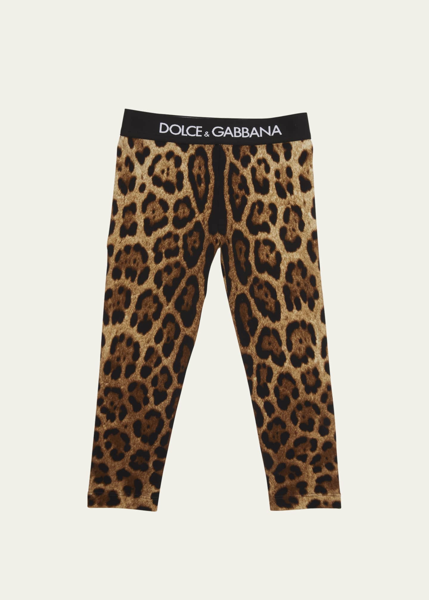 Leopard trim leggings hotsell