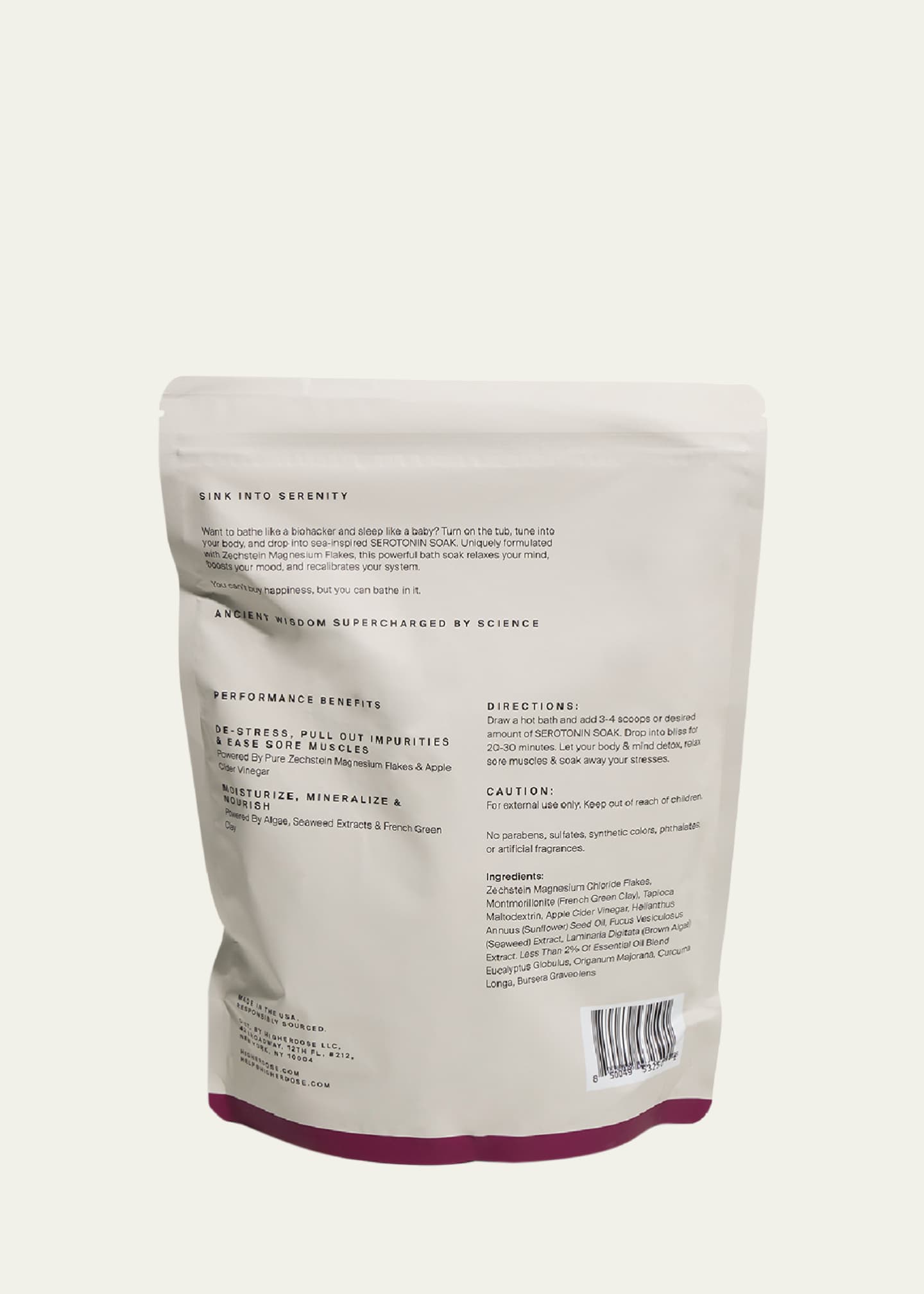 HigherDOSE Serotonin Soak Salt, 32 oz. Image 2 of 3