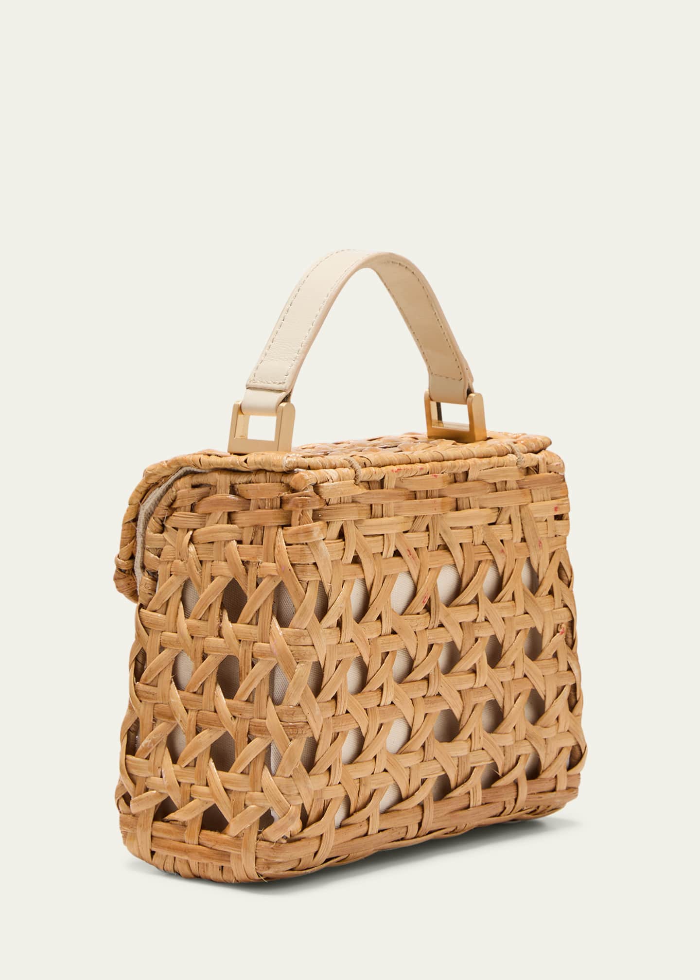 Cult Gaia Sybil Cutout Rattan Crossbody Bag Bergdorf Goodman