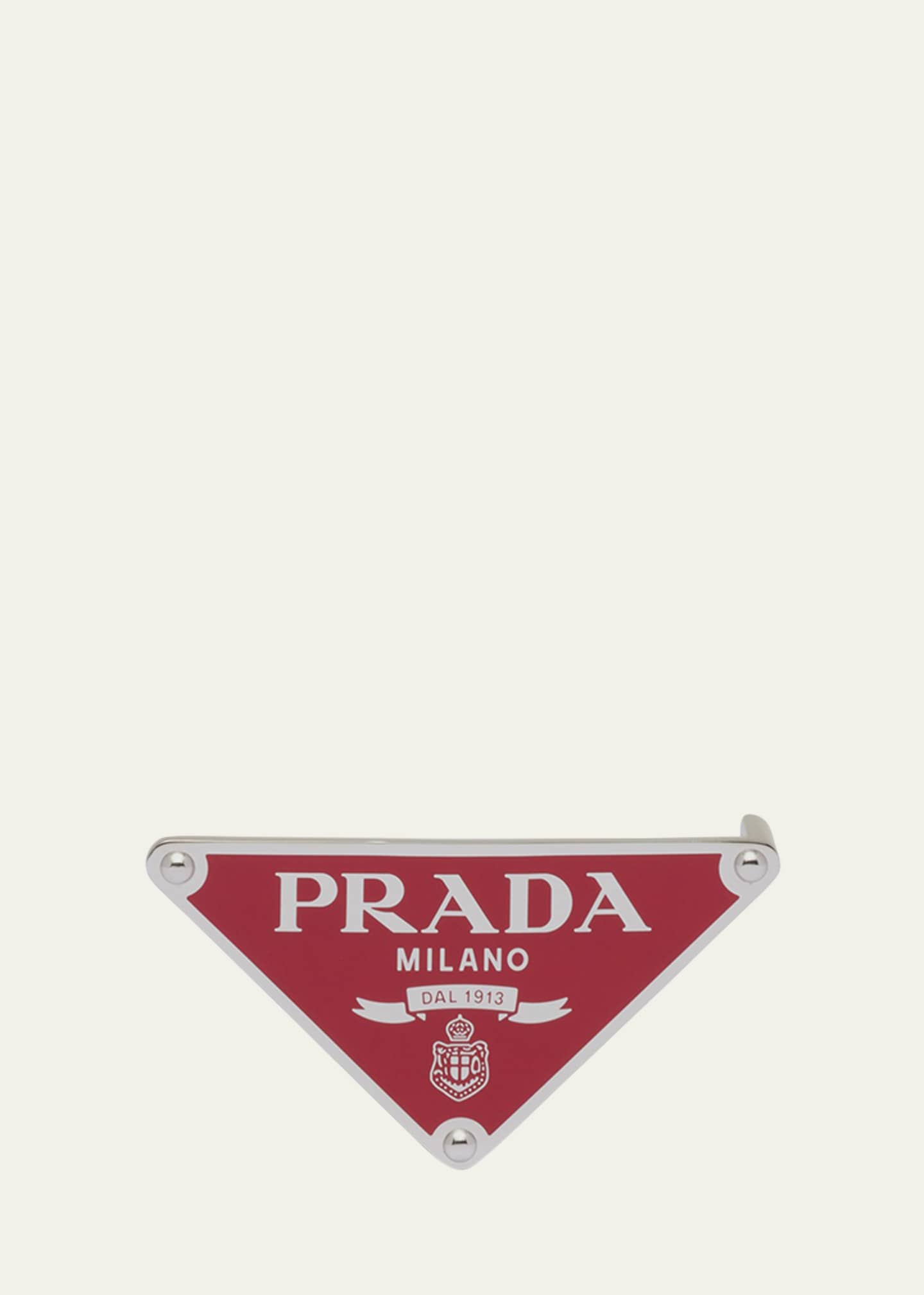 Transparent Triangle Prada Logo Prada Triangle Logo Plaque