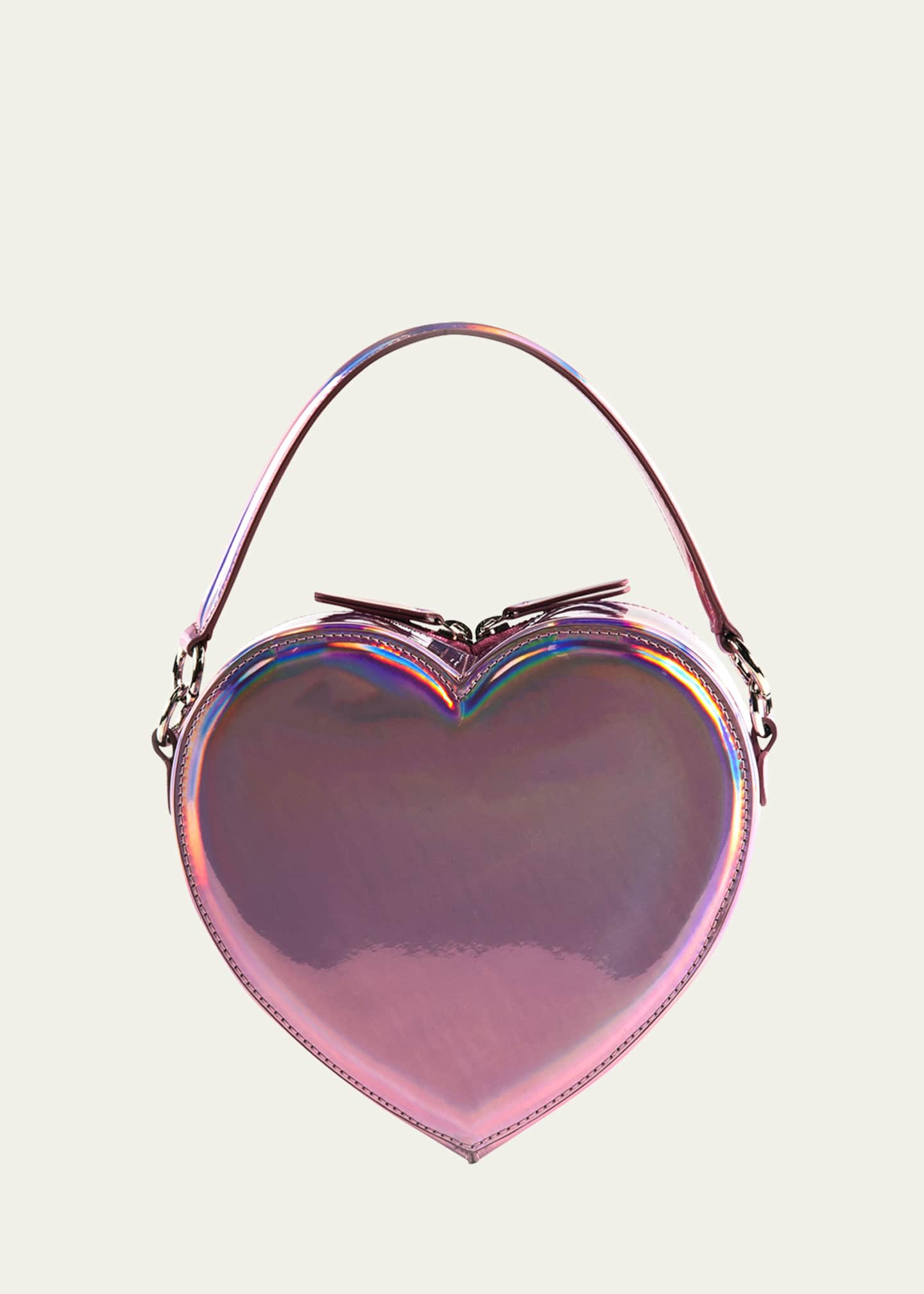 Handle This Heart Glossy Faux Leather Purse – Adorabelles