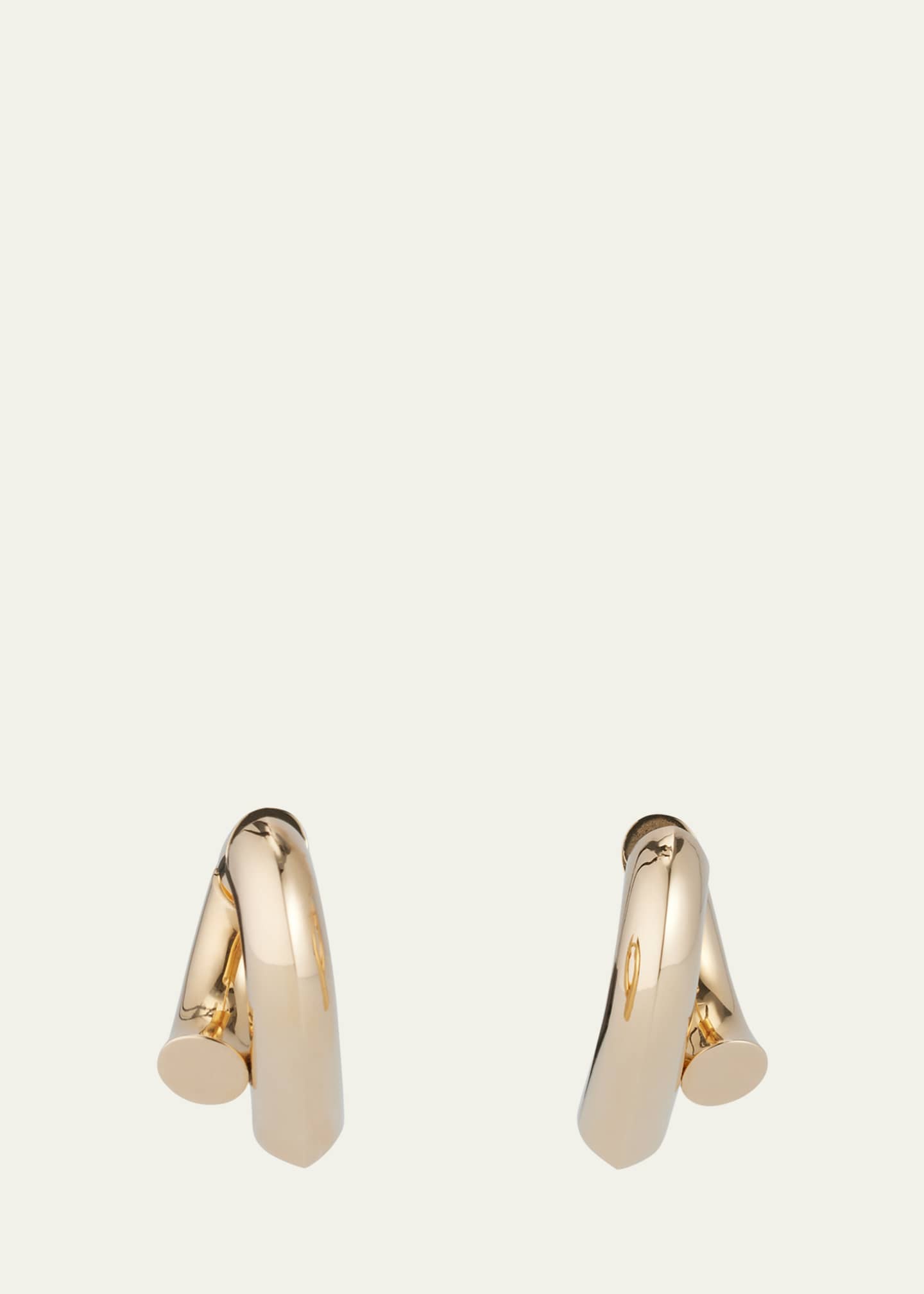 TABAYER Fairmined Yellow Gold Oera Hoop Earrings Image 1 of 4