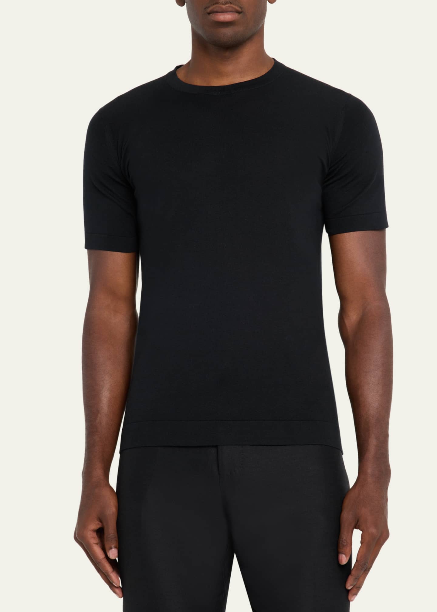 John Smedley Men's Lorca Sea Island Cotton T-Shirt Image 4 of 5