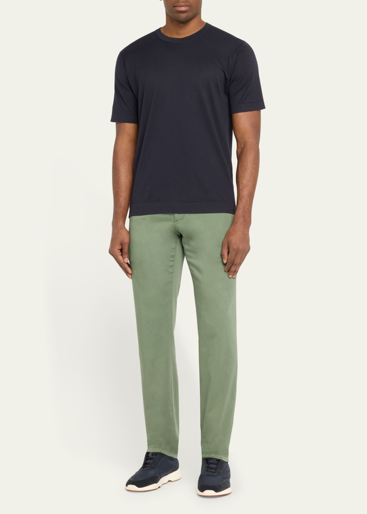 John Smedley Men's Lorca Sea Island Cotton T-Shirt Image 2 of 5