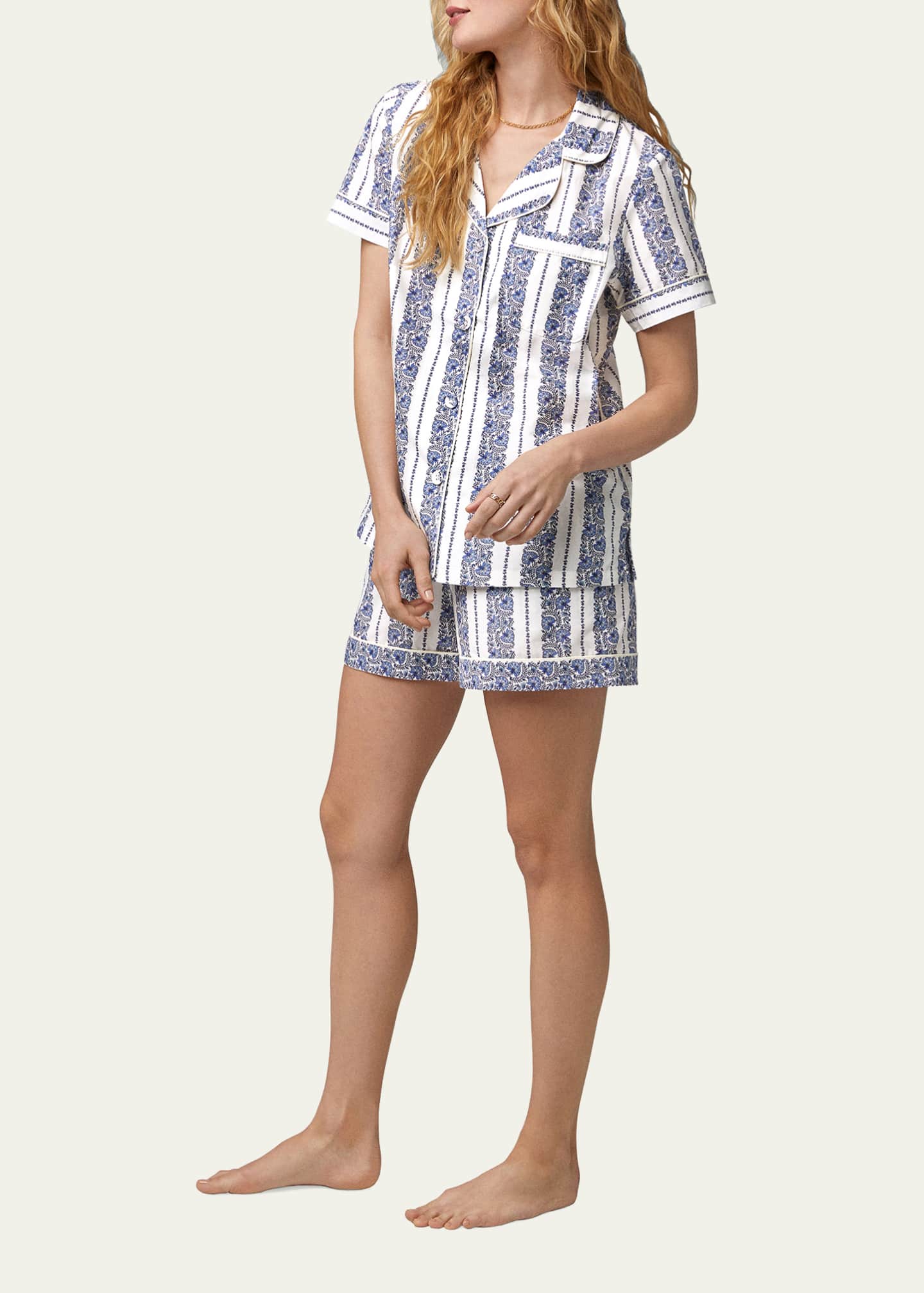 Women's boxer pajama set best sale